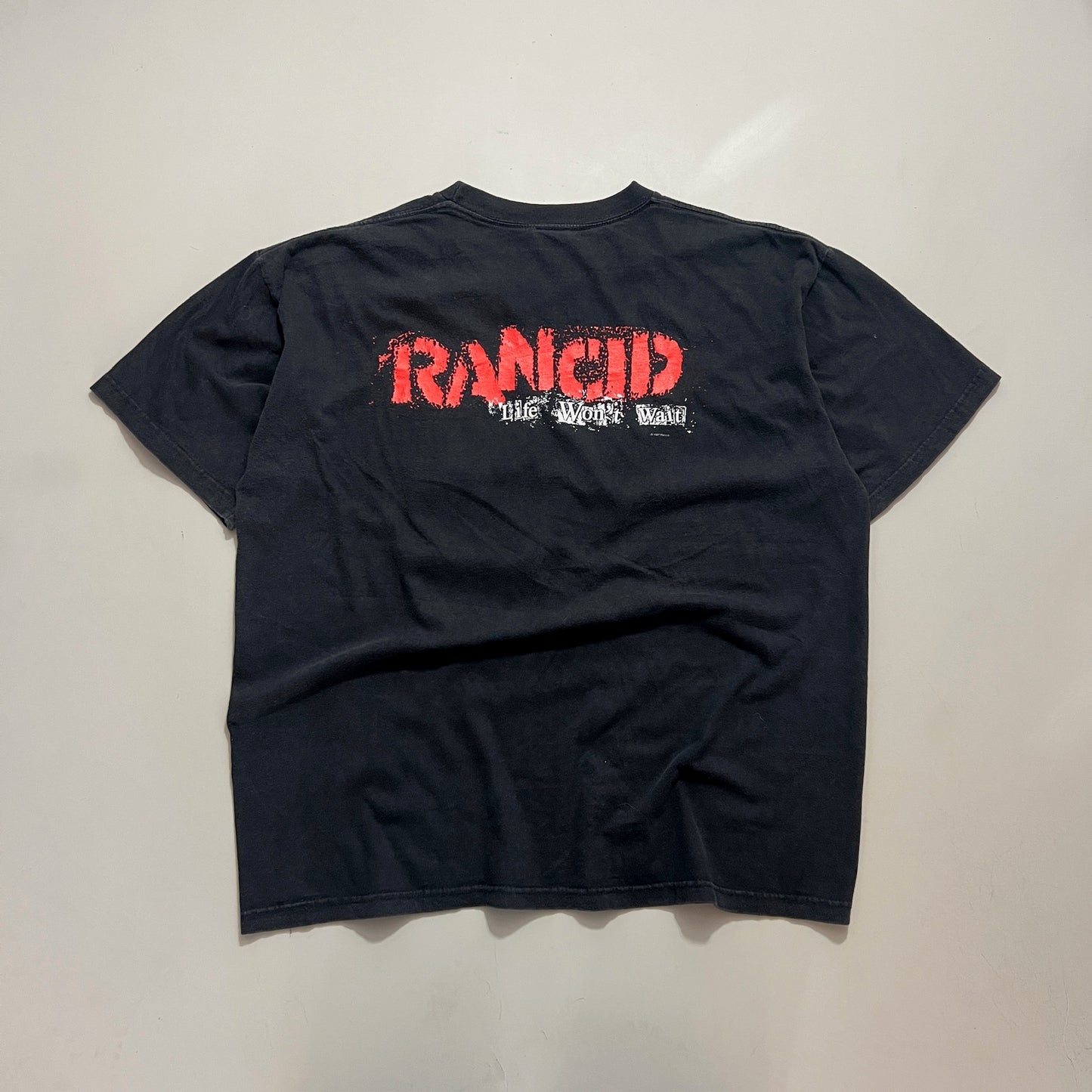 XL 1997 Rancid Life Won't Wait Tour T-shirt