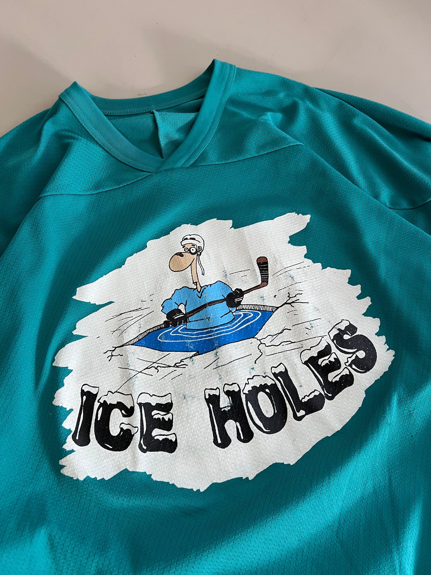 XL 90s Ice Holes Adult Hockey League Jersey
