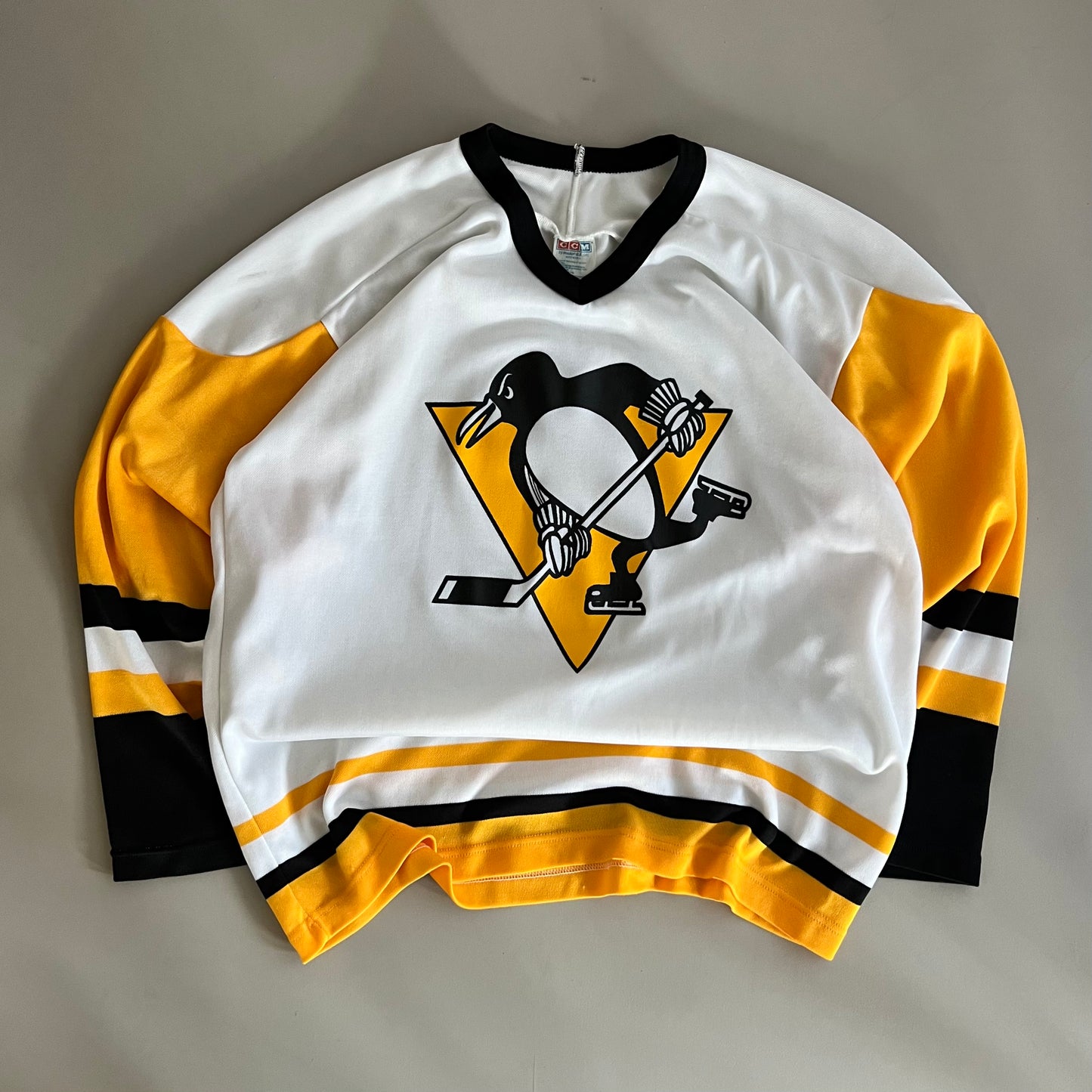 Large 80s Pittsburgh Penguins CCM Jersey