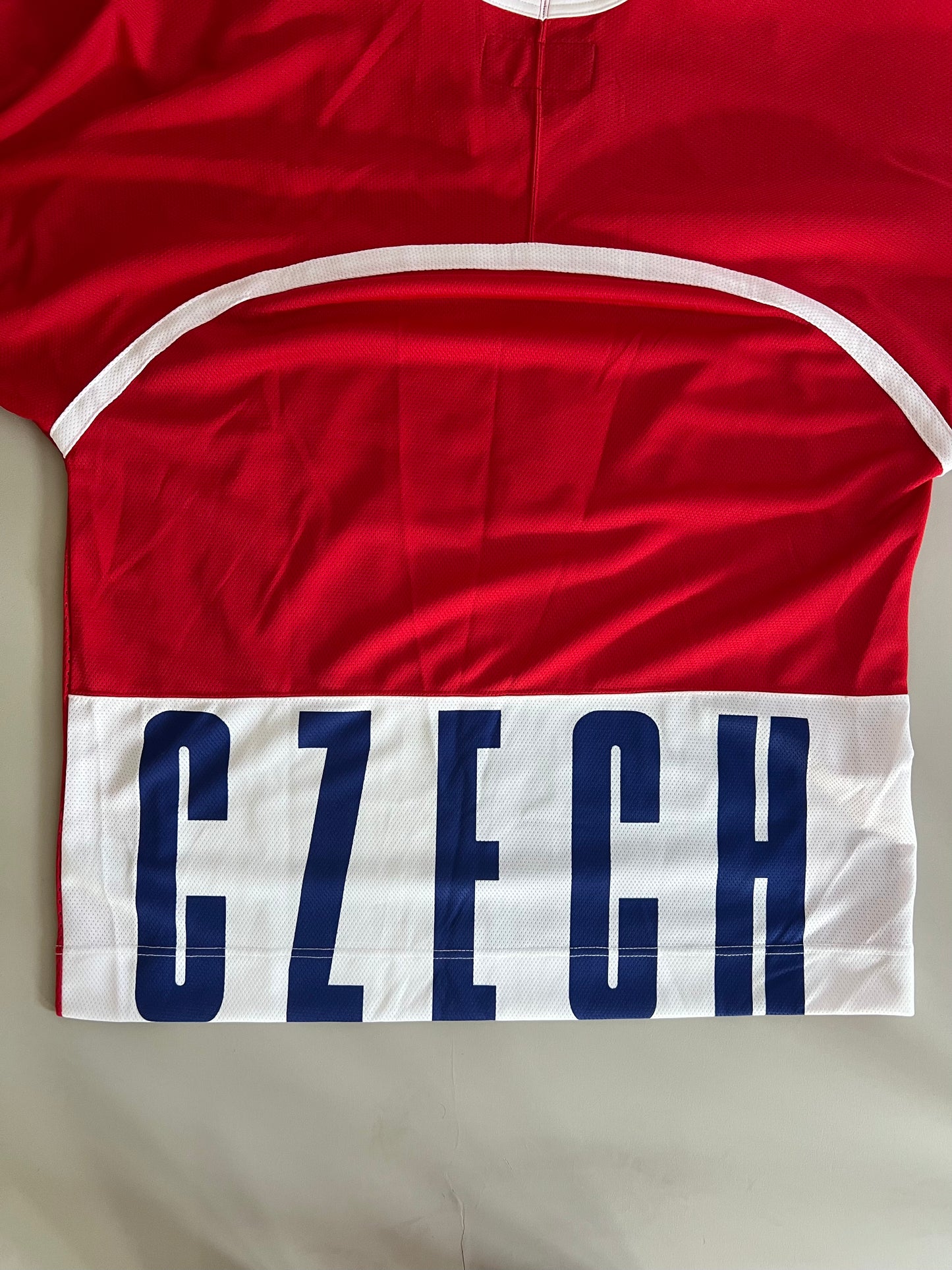 Large 90s Czech Republic Nike Hockey Jersey