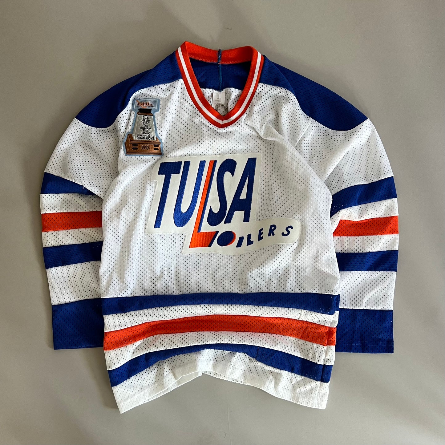 Large 1993 Tulsa Oilers Hockey Jersey