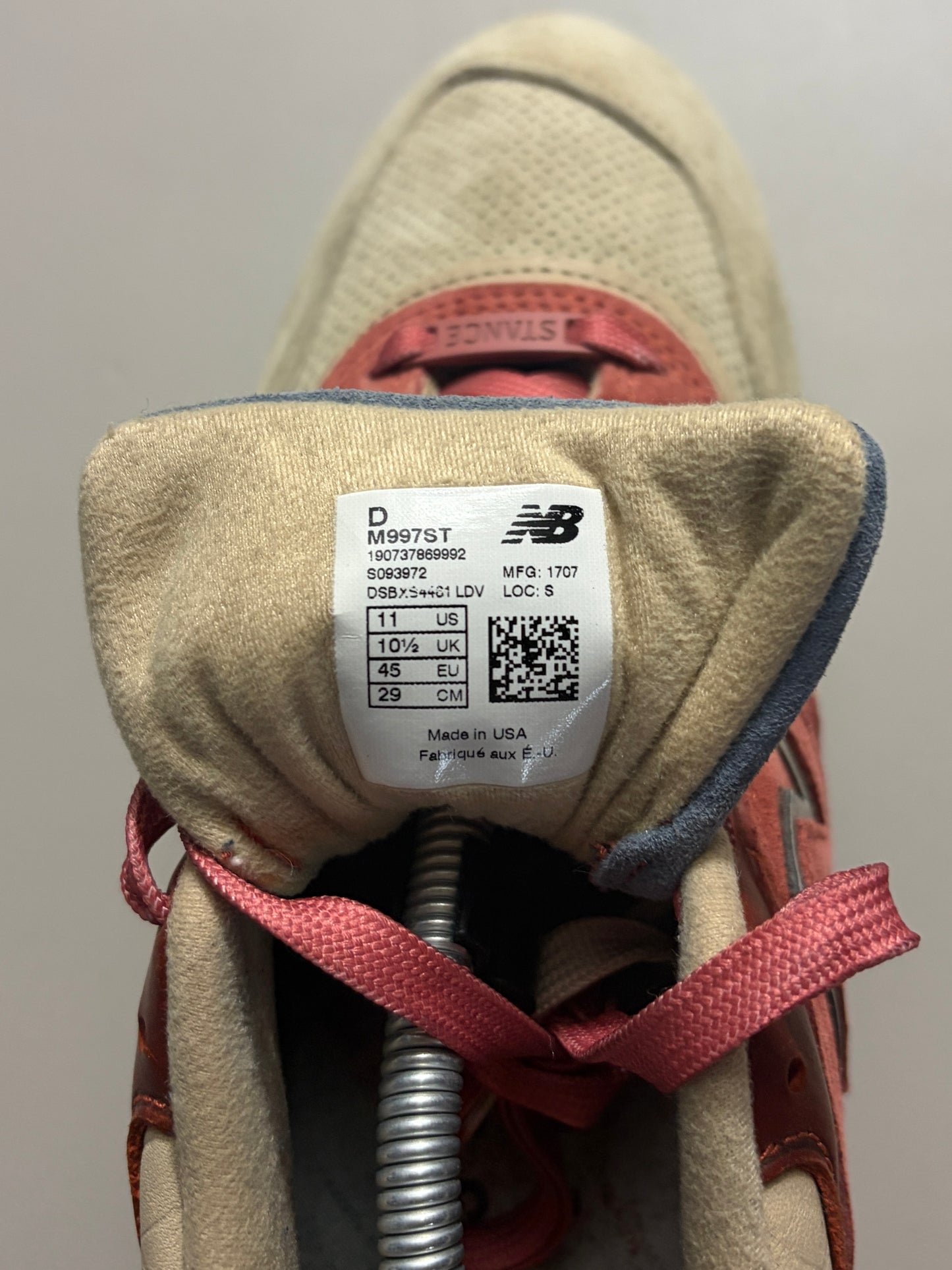 New Balance 997 x Stance 'First of All' sz 11