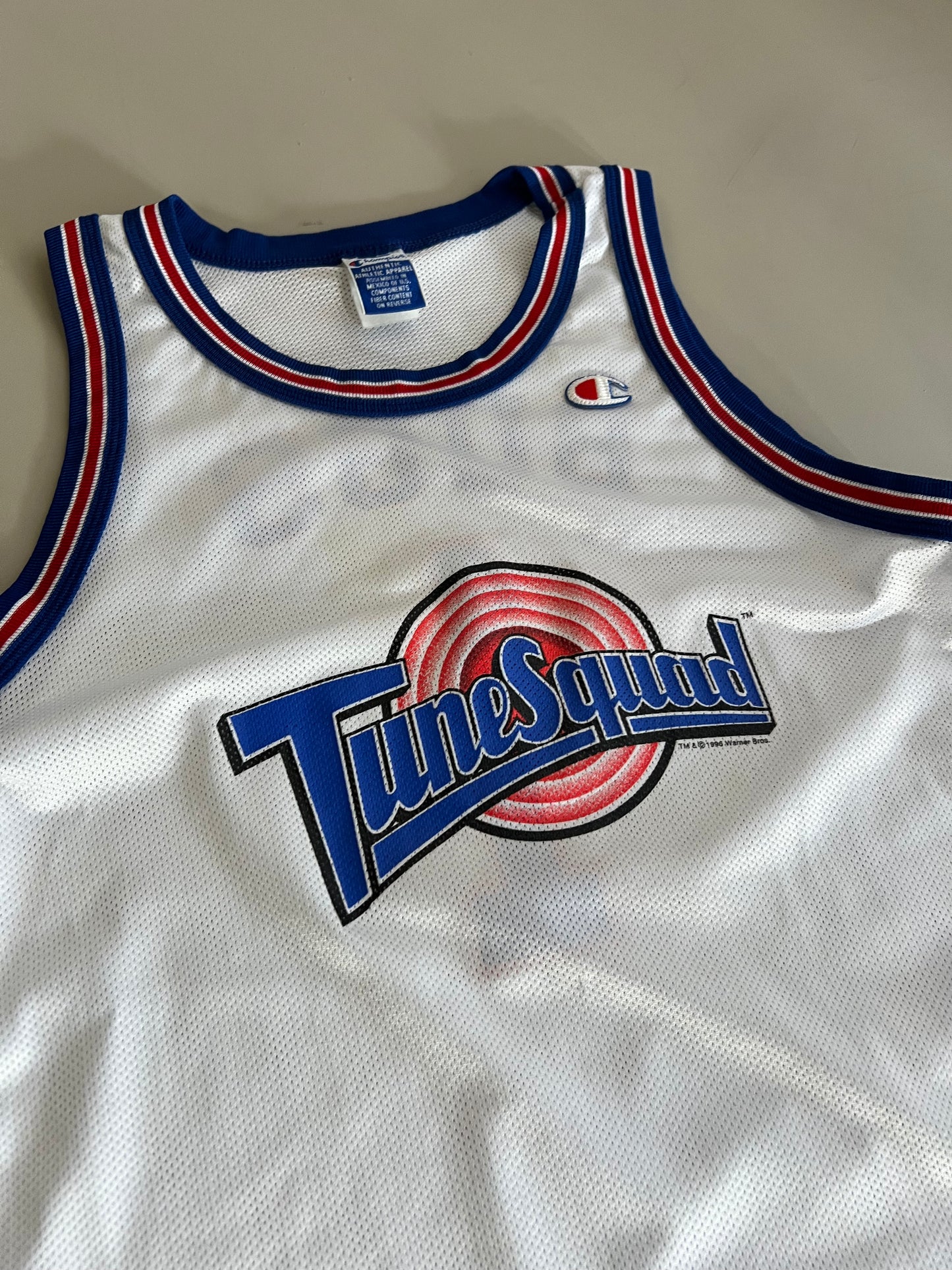 Large 1996 TuneSquad Champion Jersey
