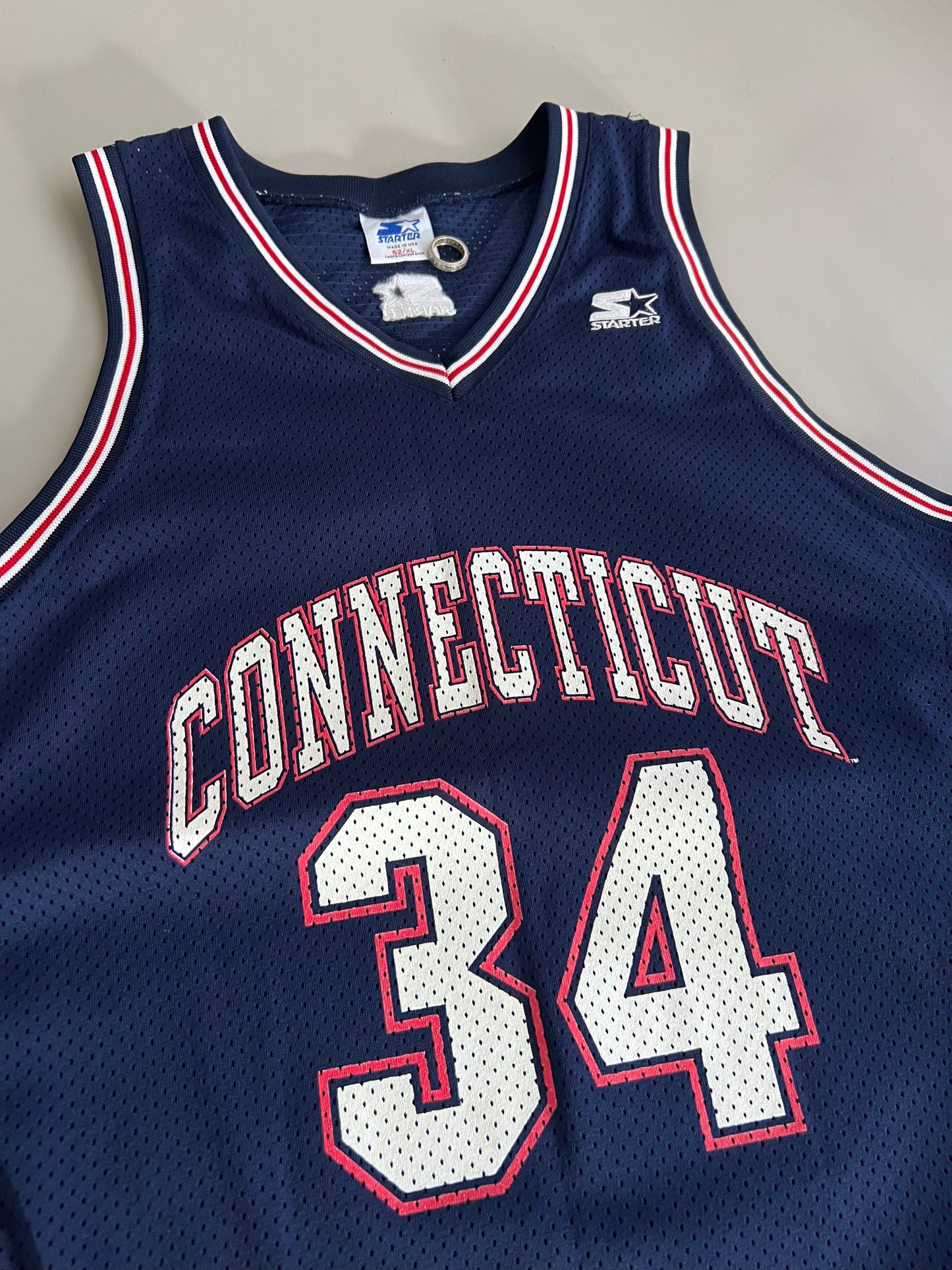 XL 90s UCONN Ray Allen Starter Jersey