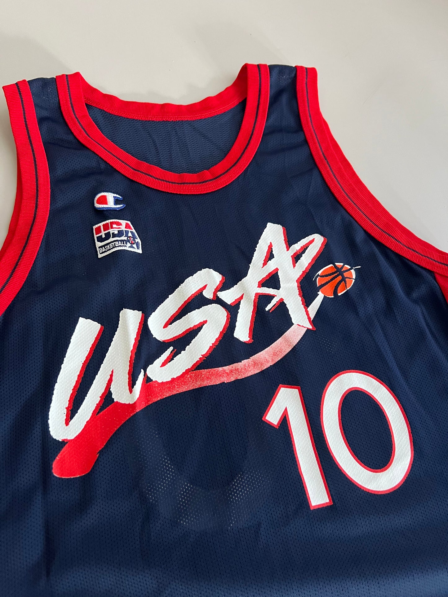 XL 90s USA Basketball Reggie Miller Champion Jersey