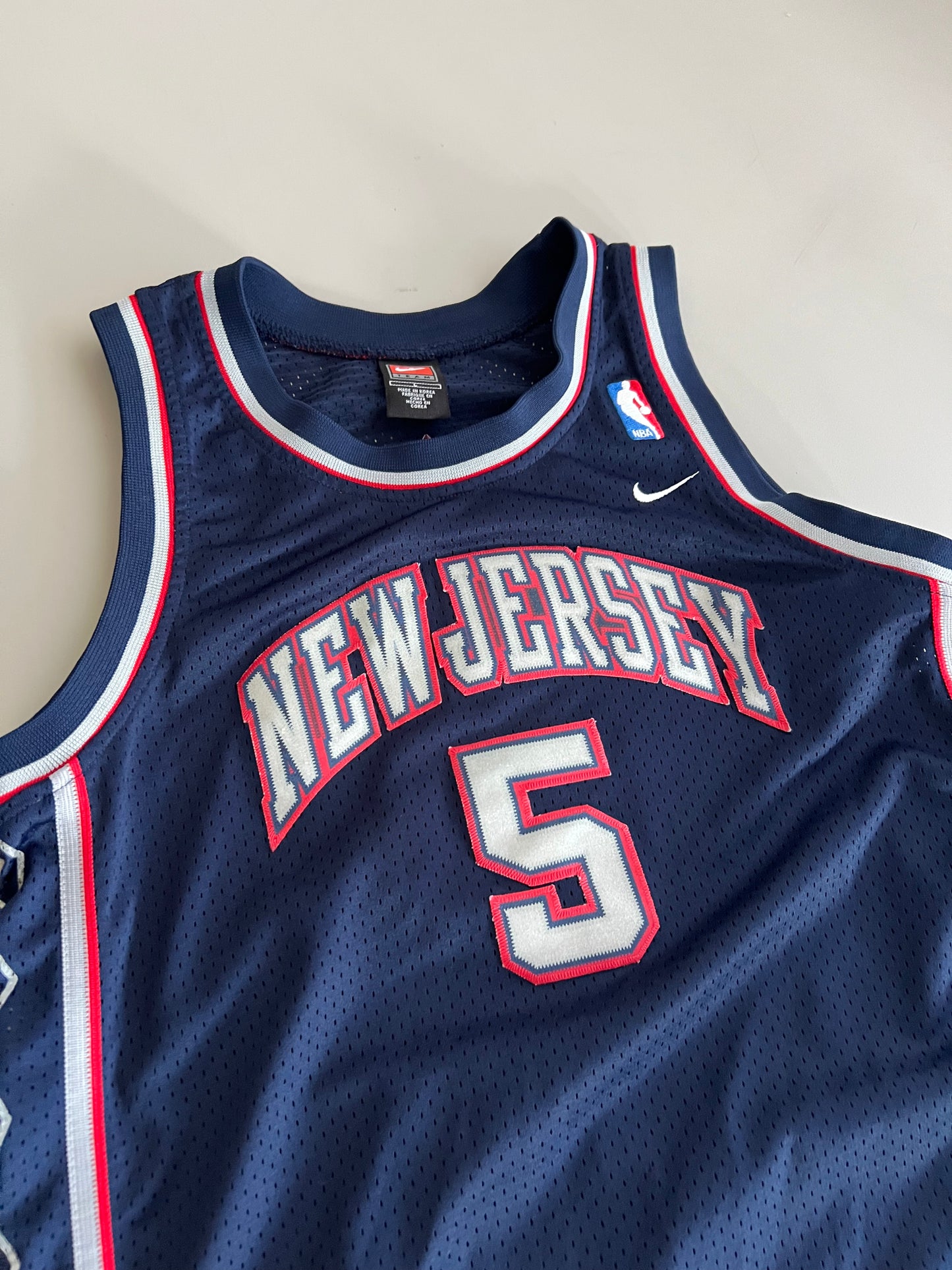 Large New Jersey Nets Jason Kidd Jersey