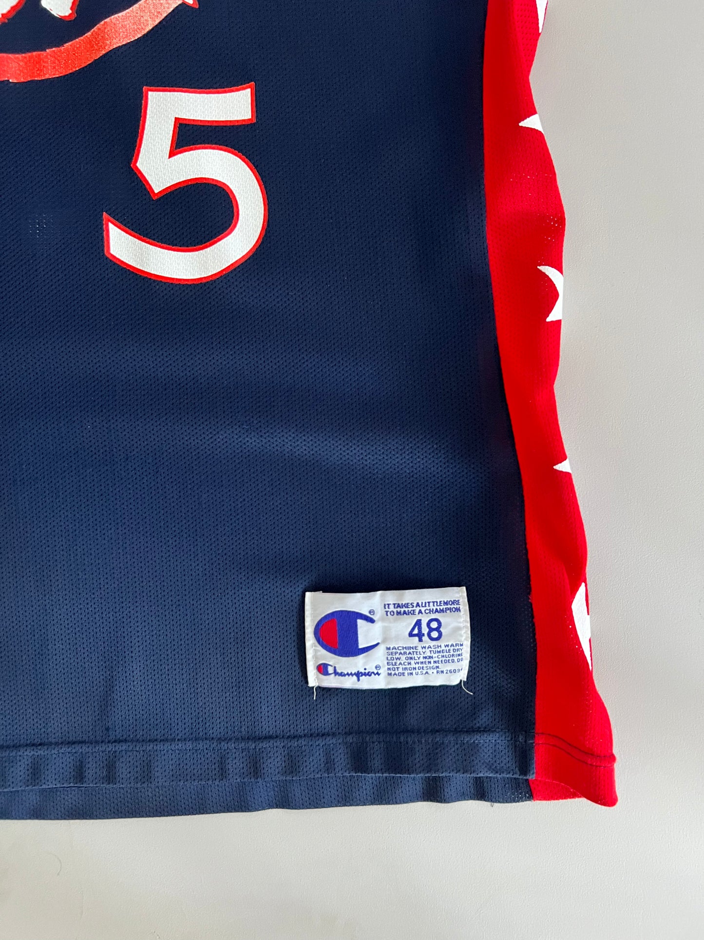 XL 90s Champion USA Basketball Jersey