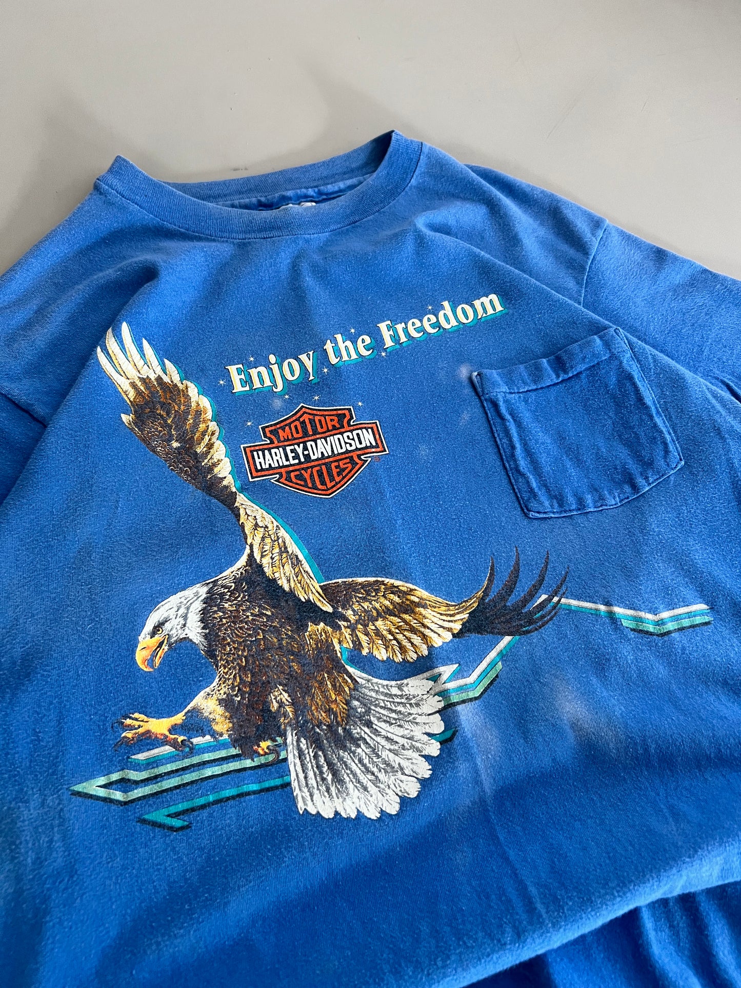 XL 1989 Harley Davidson Enjoy the Freedom T-shirt