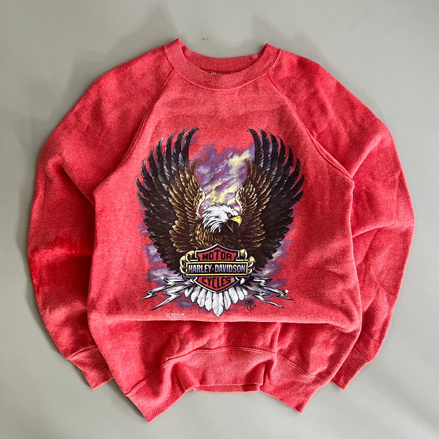 Medium 1989 Harley Davidson 3D Emblem Sweathshirt