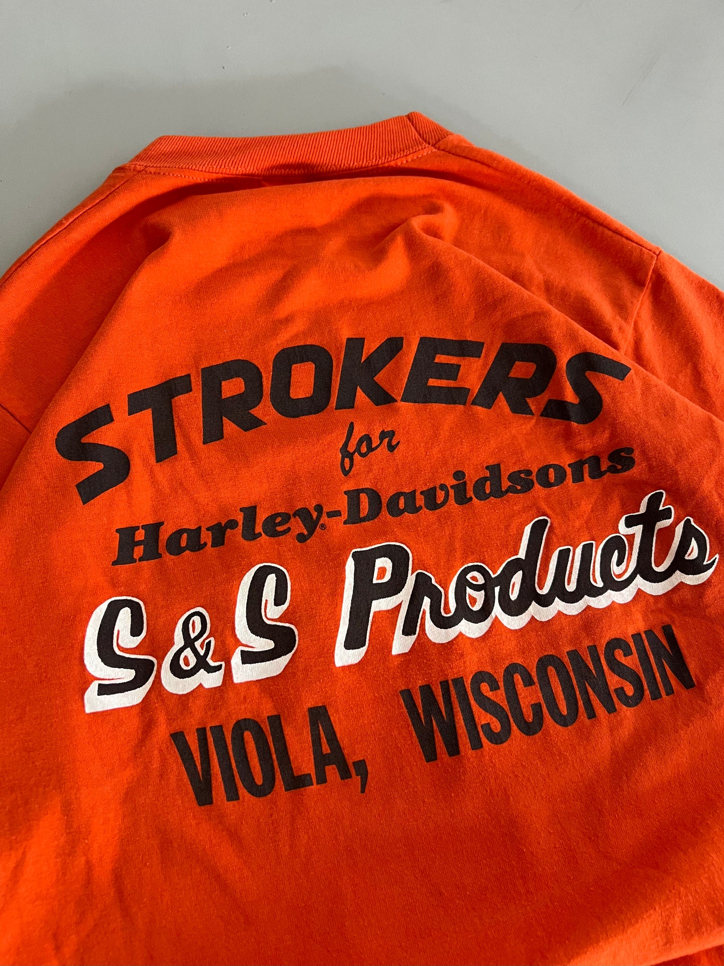 Medium 90s Harley Davidson Boot Stroker Power! T-shirt