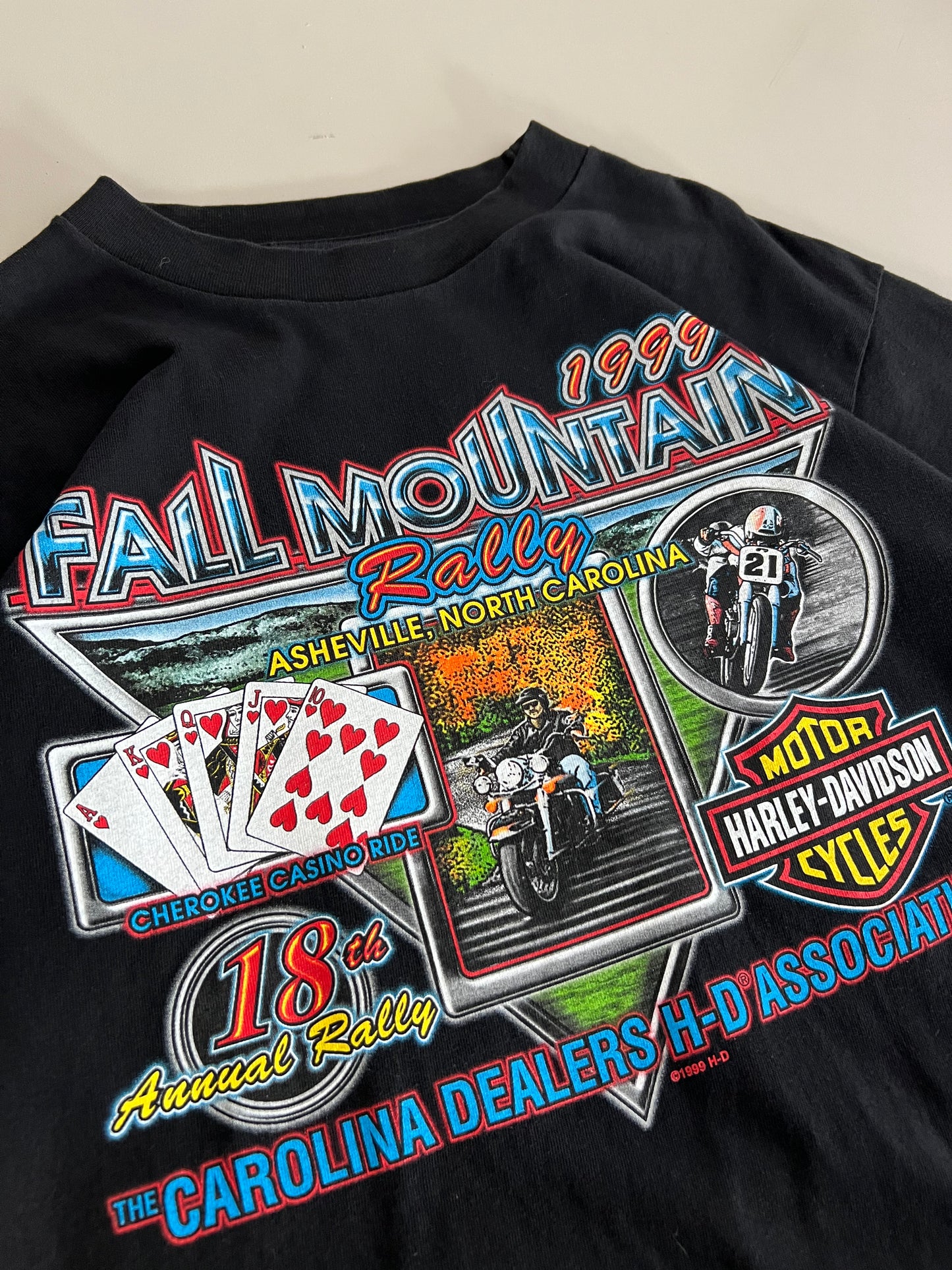XL 1999 Harley Davidson Asheville T-shirt
