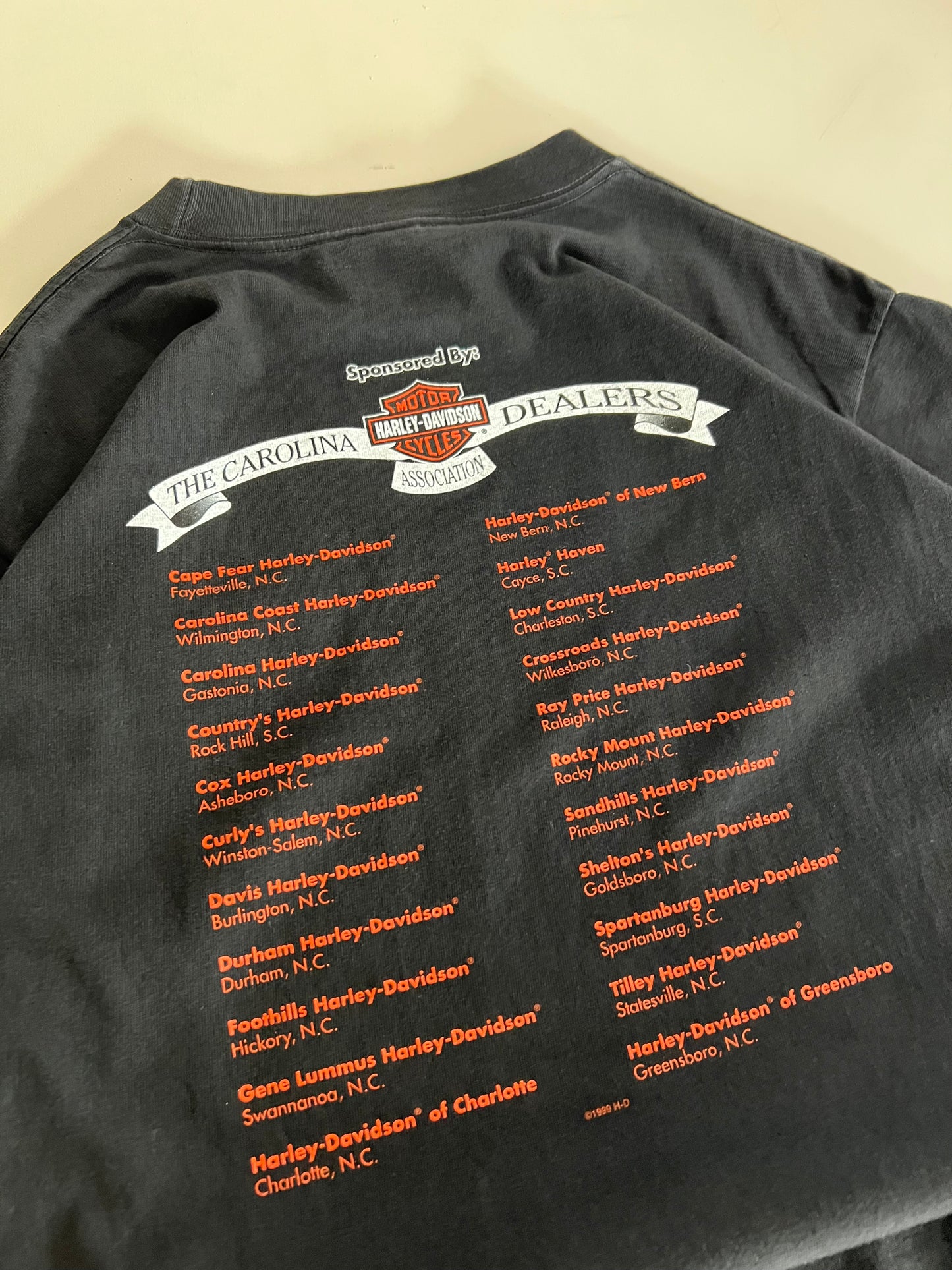 XL 1999 Harley Davidson Asheville T-shirt