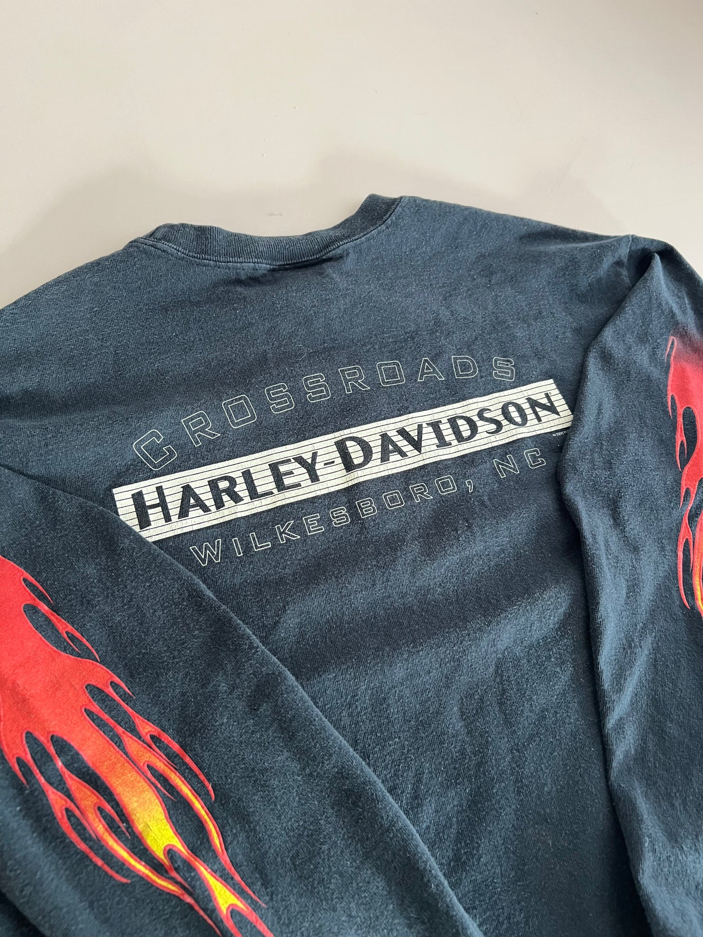 Large 2000 Harley-Davidson Wilkesboro, NC Long Sleeve Shirt