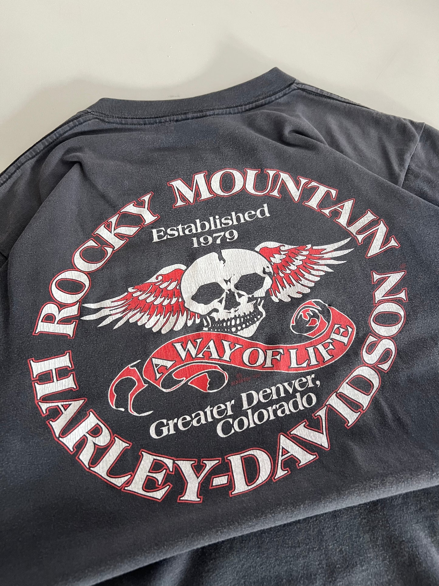 Large 1997 Harley-Davidson Greater Denver, Colorado T-shirt