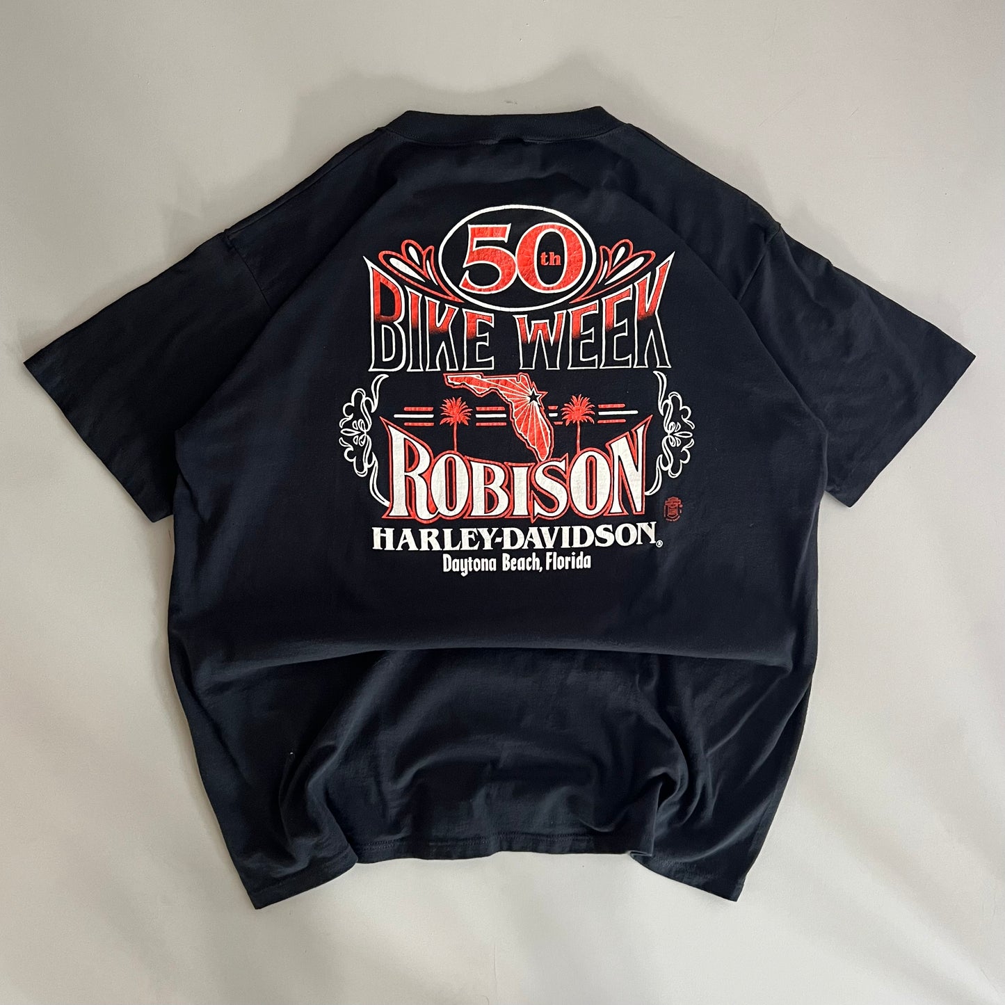 XXL 1990 Daytona Beach Bike Week T-shirt
