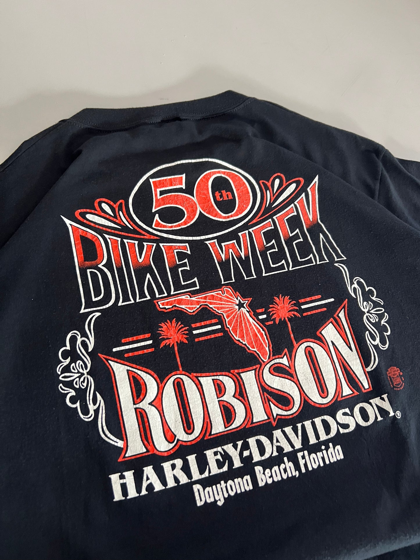 XXL 1990 Daytona Beach Bike Week T-shirt