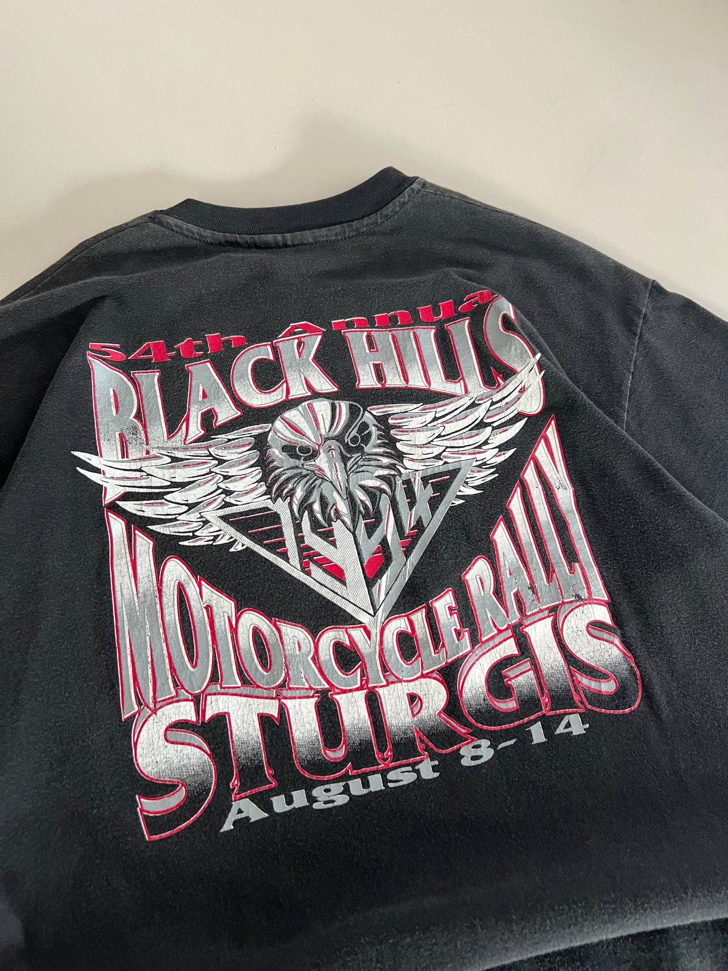 Large 1994 Black Hill Sturgis Bike Rally T-shirt