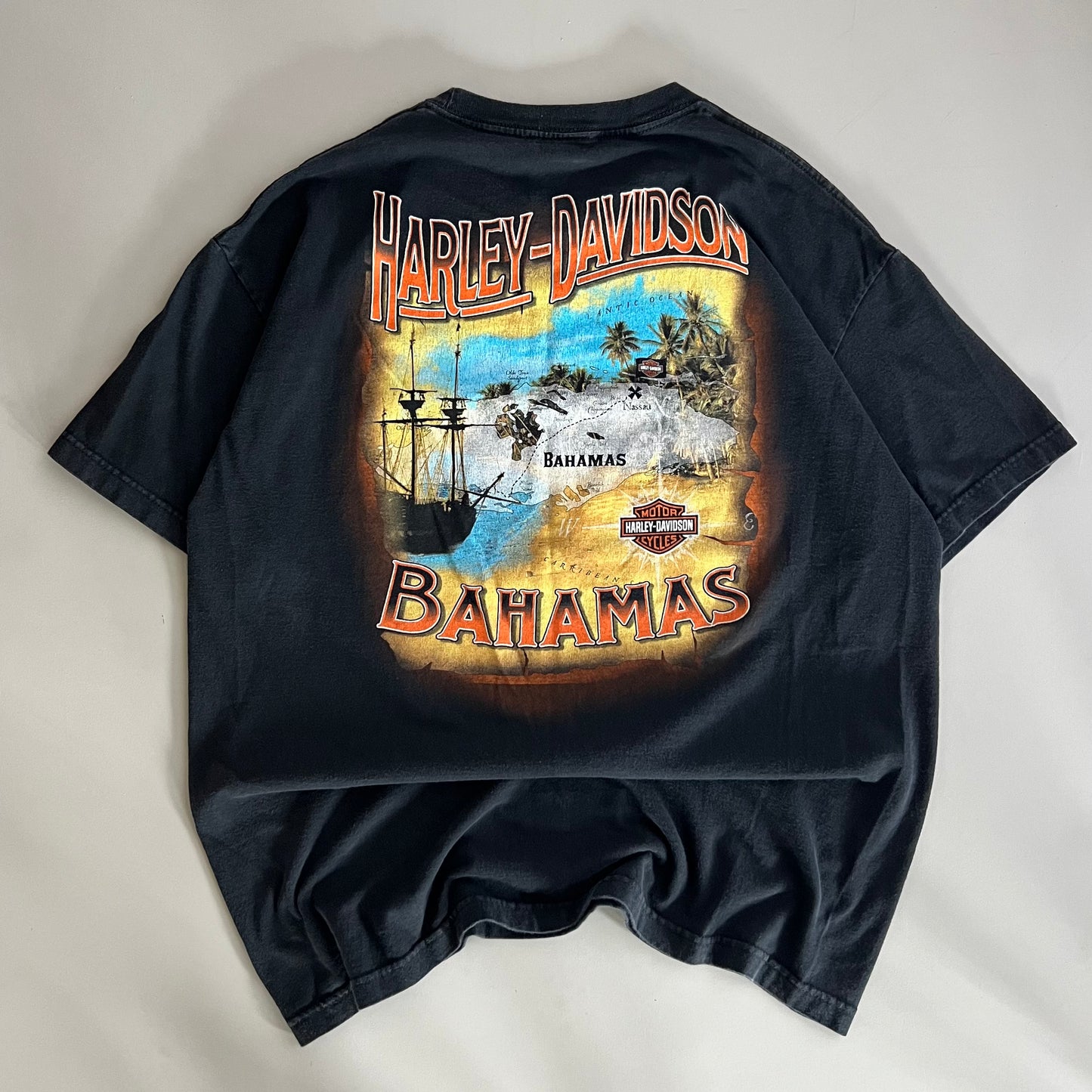 XL 2000s Harley-Davidson Nassau, Bahamas T-shirt