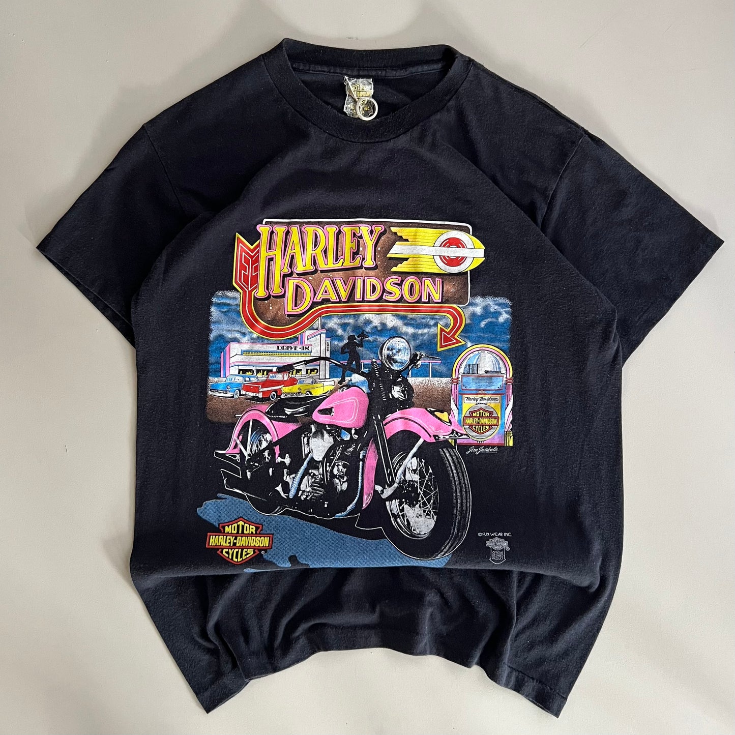 Small 80s Harley-Davidson Drive-In T-shirt