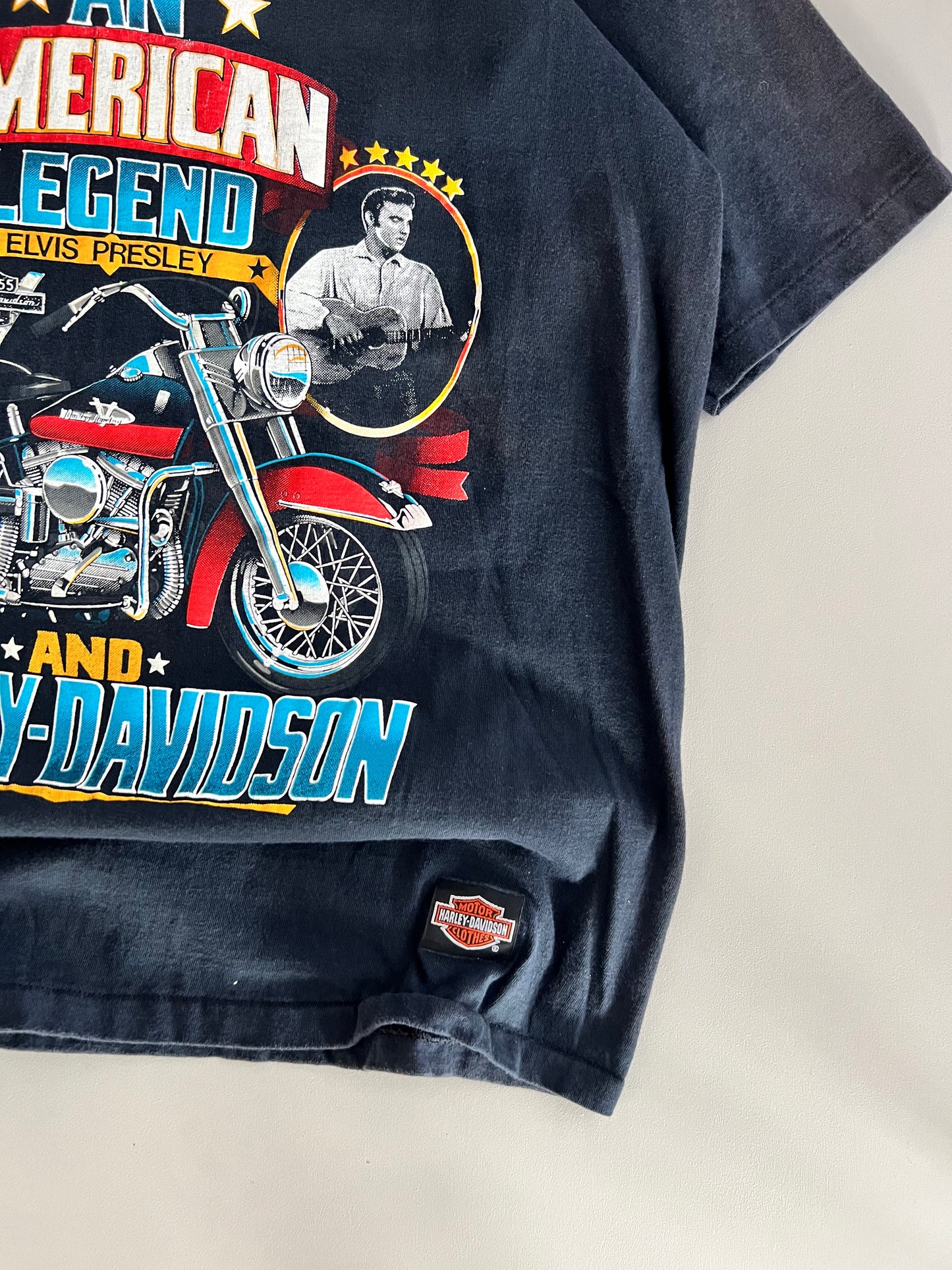 Large 1987 Harley Davidson American Legend T-shirt