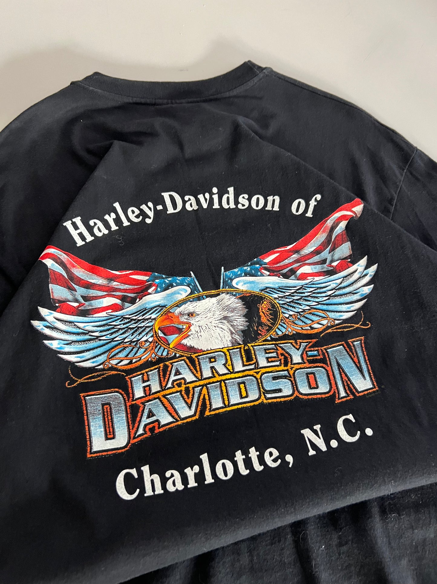 XL 1998 Harley-Davidson Charlotte NC T-shirt
