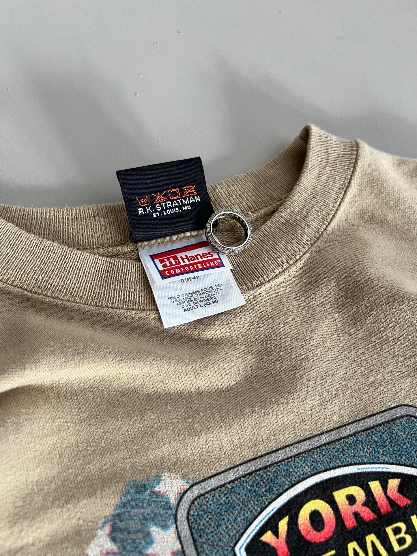 Large 1990 Harley Davidson York Final Assembly Plant T-Shirt