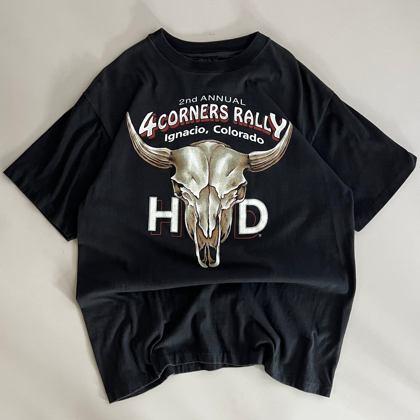 Large 1988 Harley Davidson HD Emblem Ignacio Colorado T-shirt