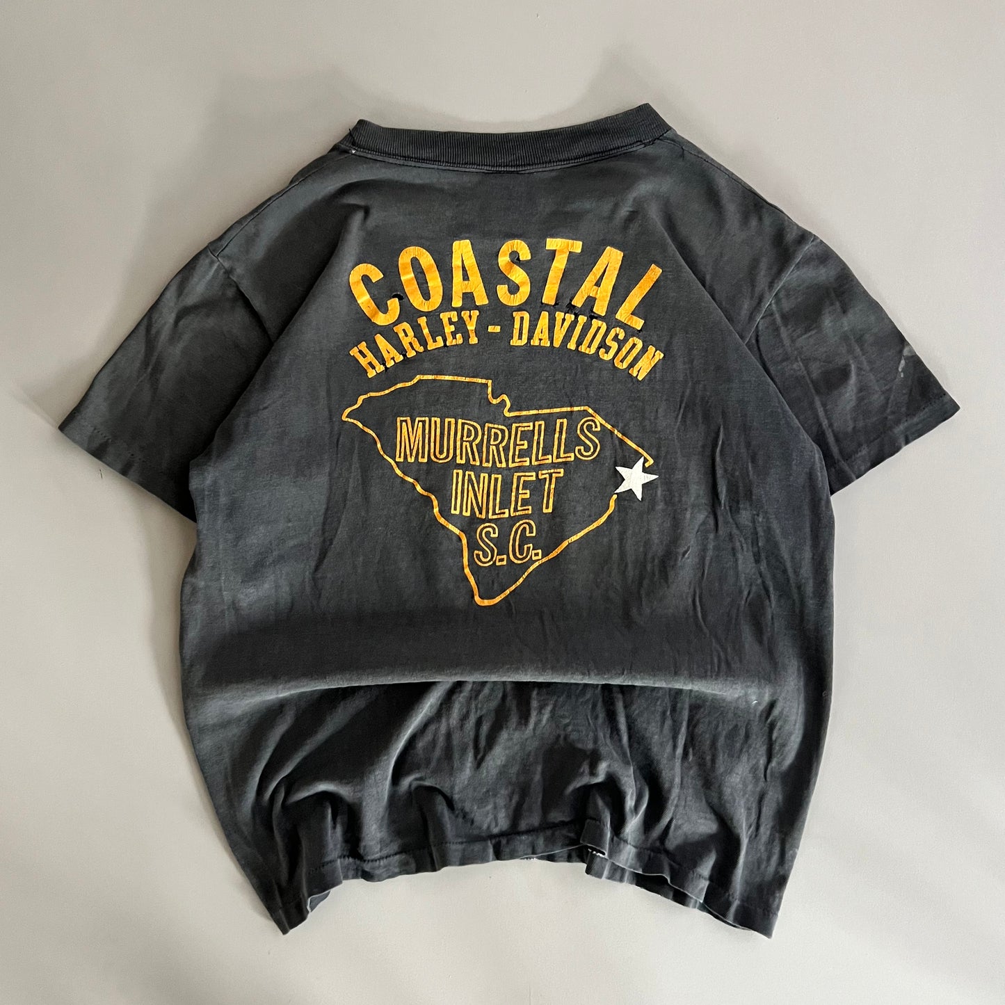 Medium 1983 Thrashed Harley Davidson South Carolina T-shirt