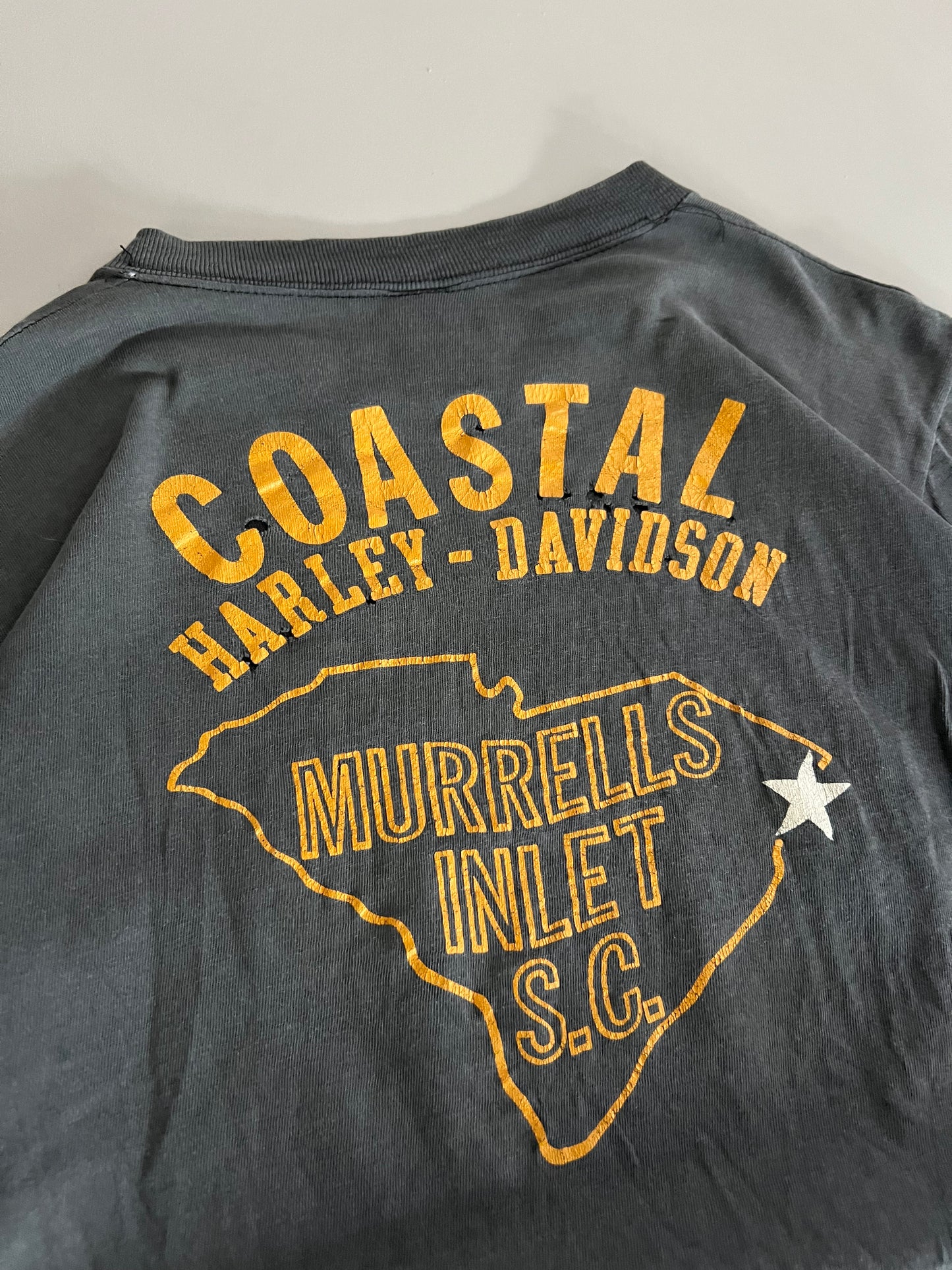 Medium 1983 Thrashed Harley Davidson South Carolina T-shirt