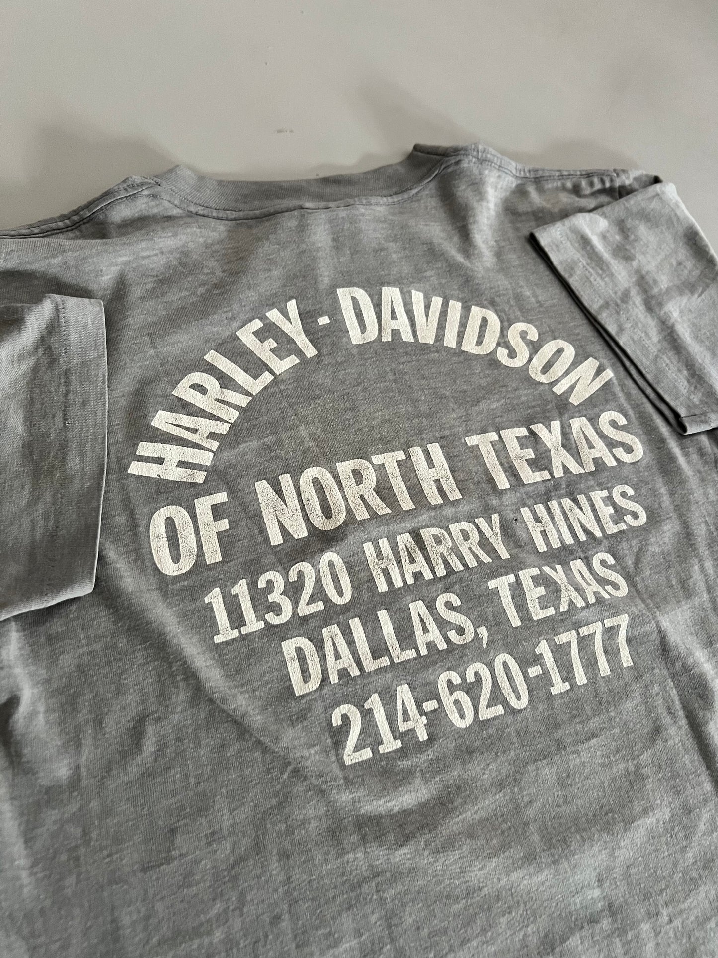 Medium 1980s Harley Davidson Texas 3D Emblem T-shirt