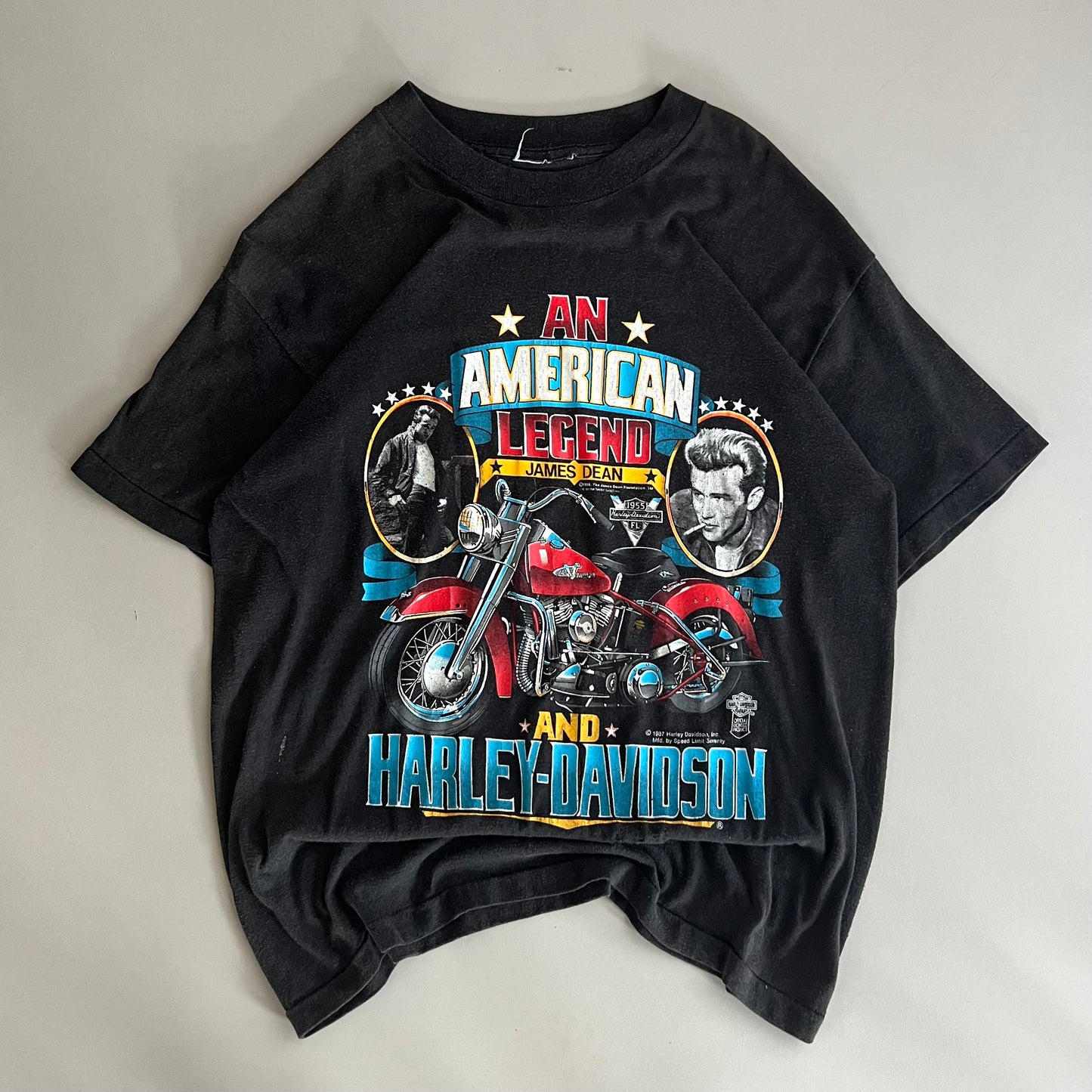XL 1986 Harley Davidson James Dean T-shirt
