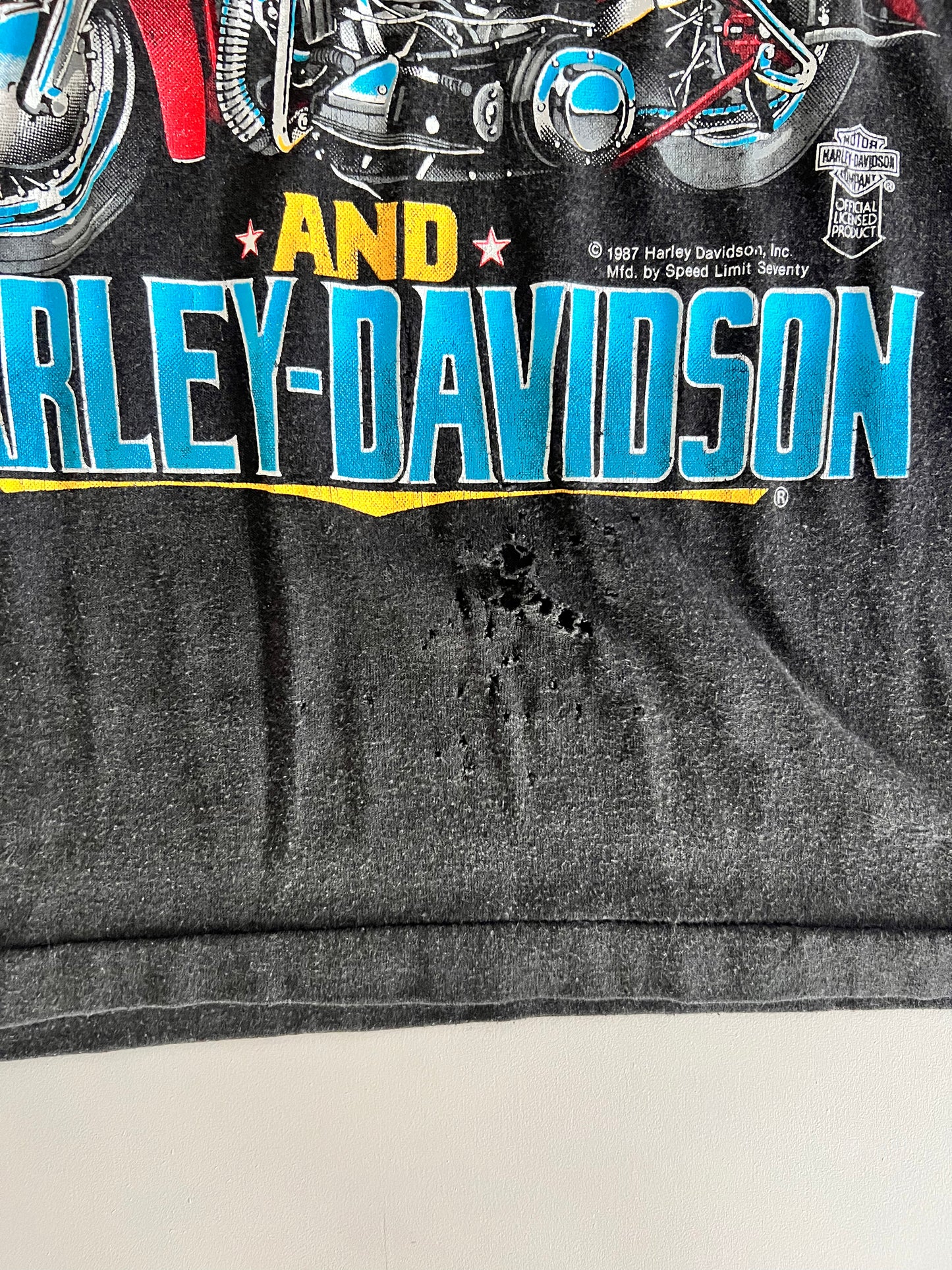 XL 1986 Harley Davidson James Dean T-shirt