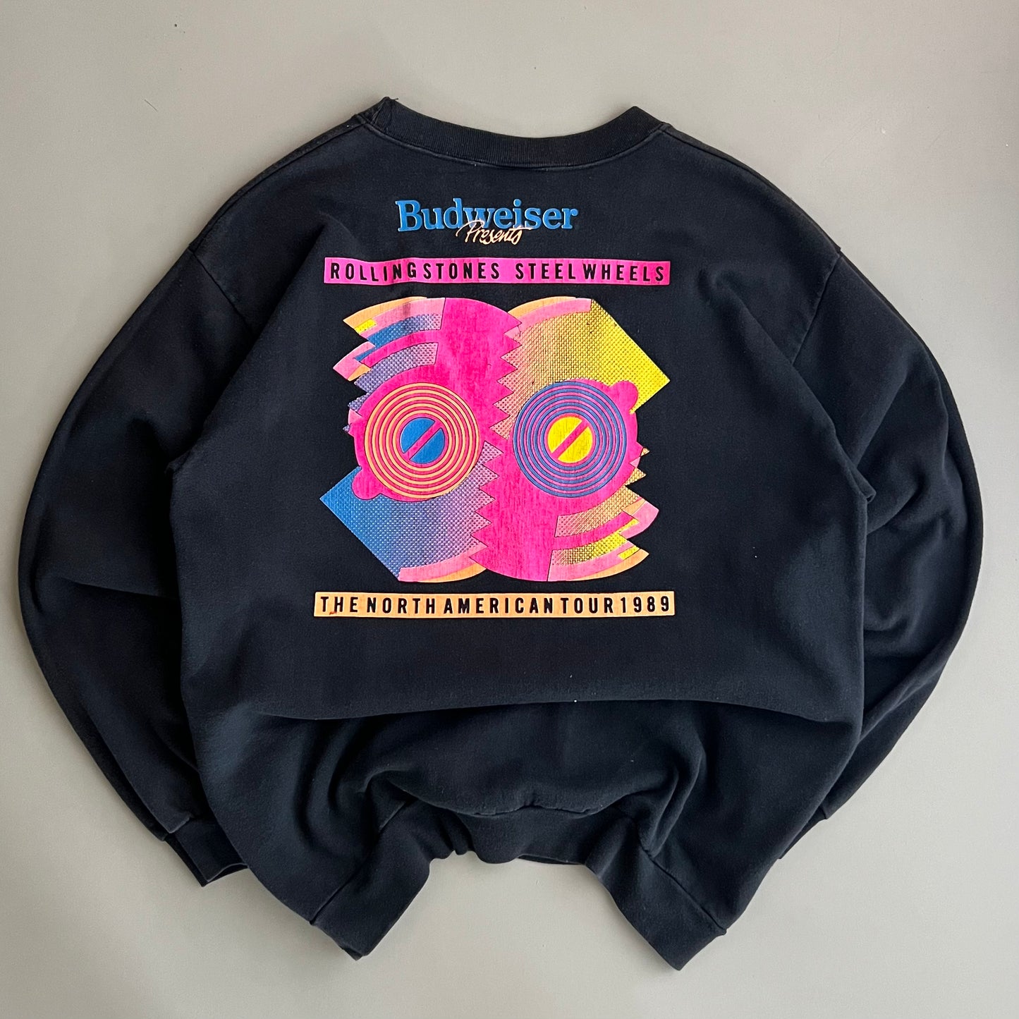 Large 1989 The Rolling Stones North America Tour Sweatshirt