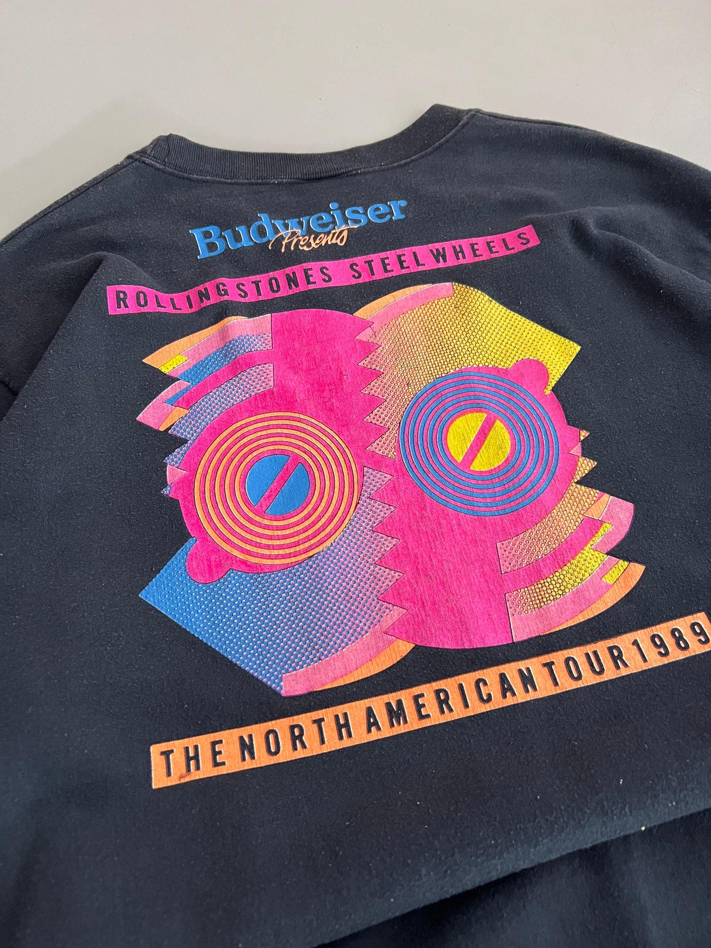 Large 1989 The Rolling Stones North America Tour Sweatshirt
