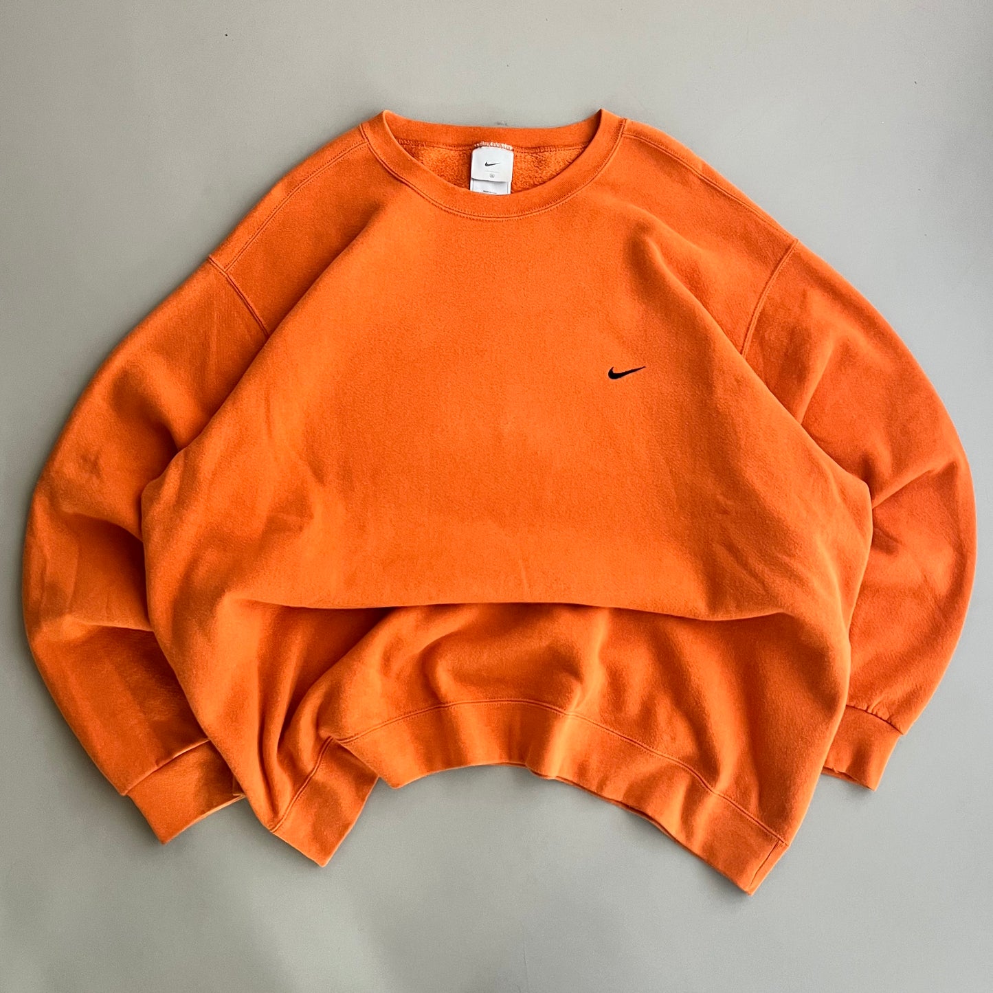 XXL 2000s Orange Nike Embroidered Sweatshirt
