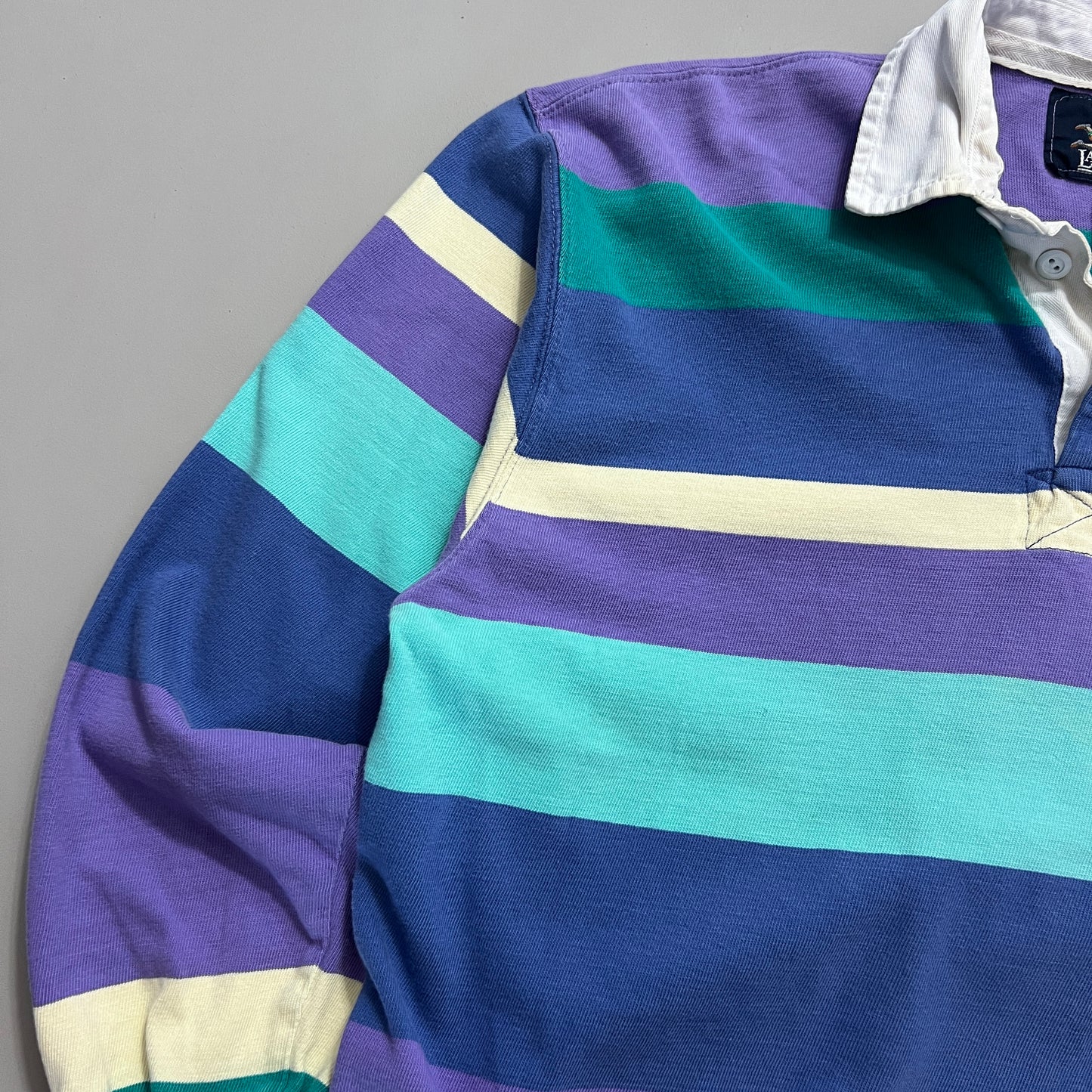 Small 1990s Lands' End Pastel Rugby