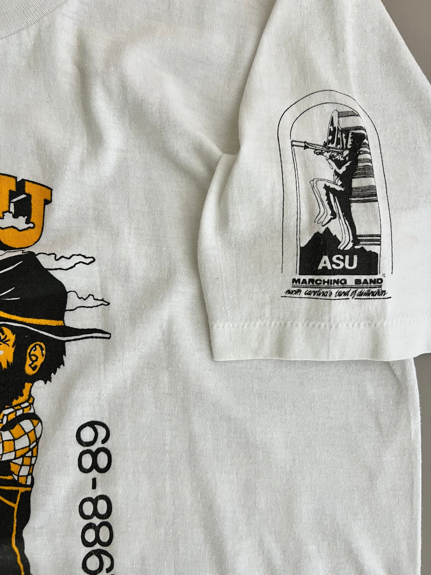 Large 1989 Appalachian State Marching Band T-shirt