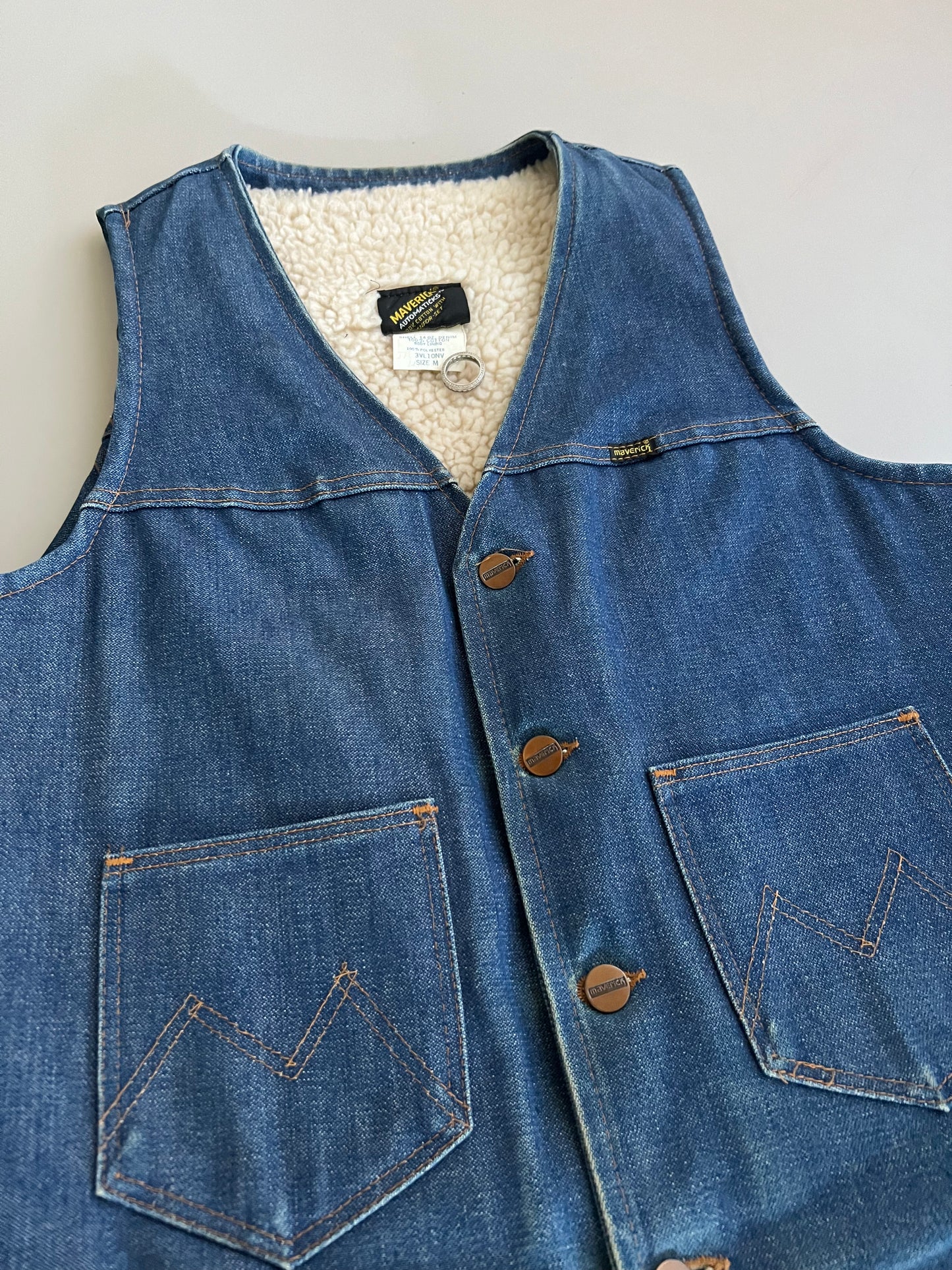 Medium 80s Maverick Denim Vest