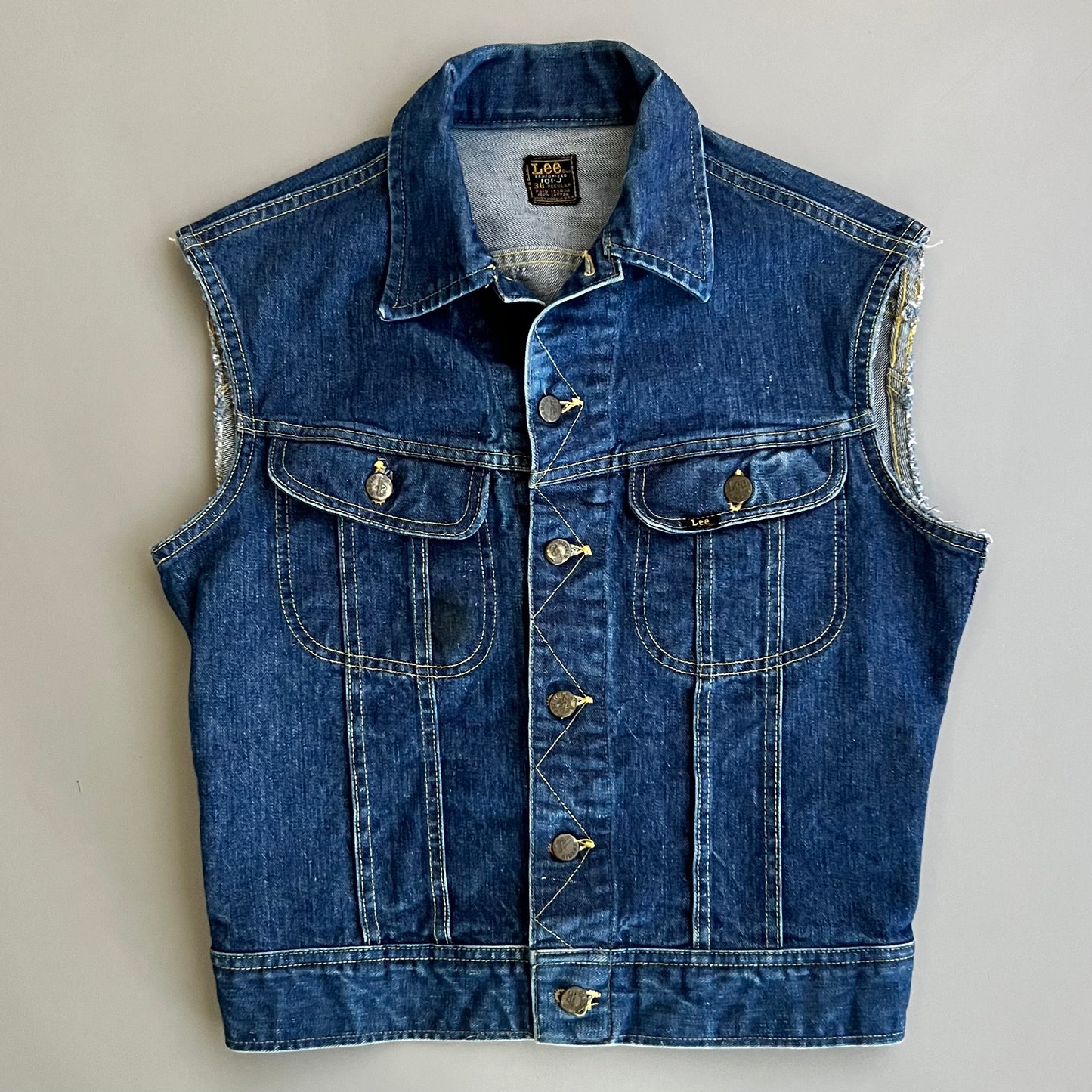 Medium 60s Lee 101-j Denim Vest