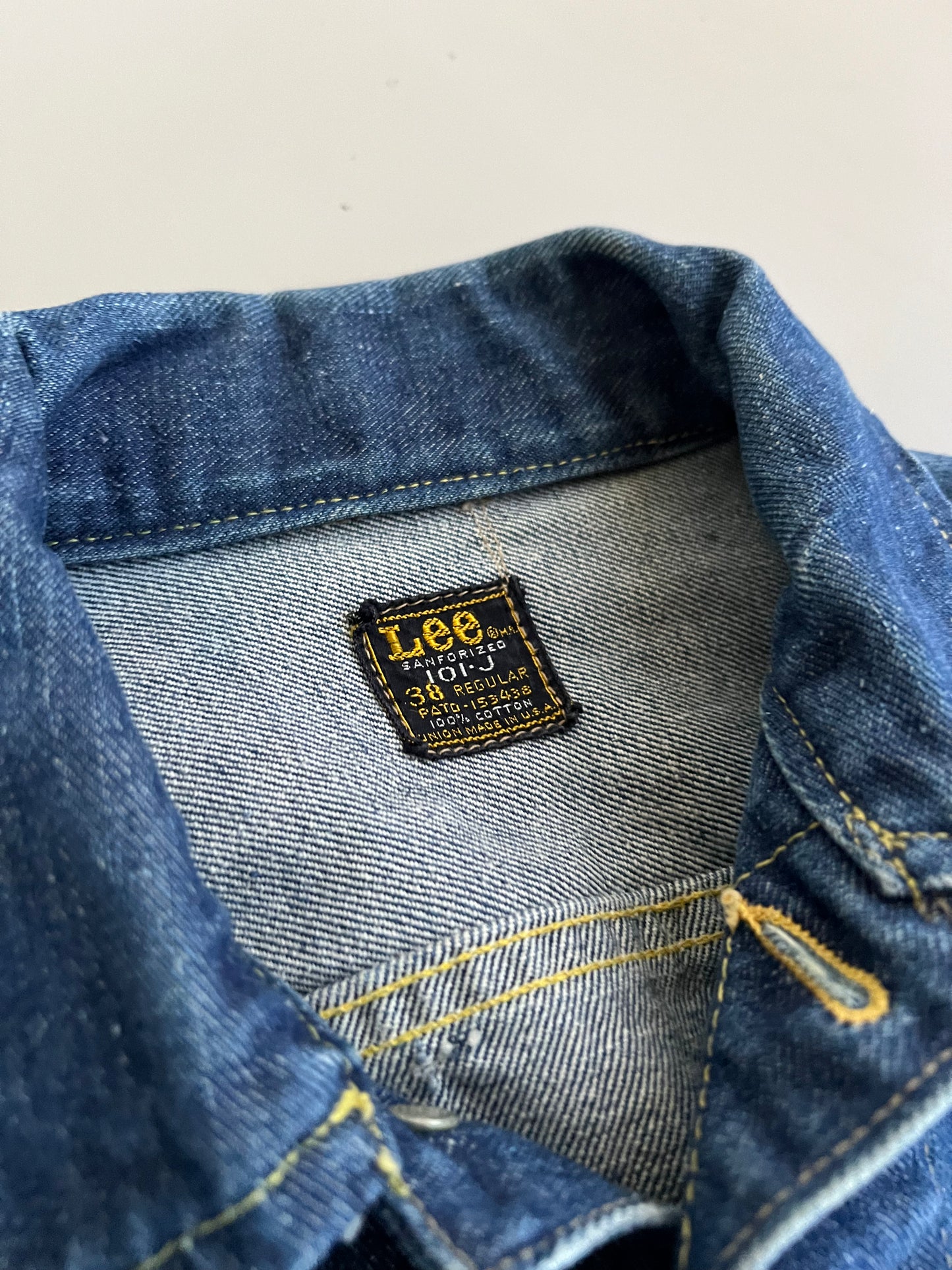 Medium 60s Lee 101-j Denim Vest