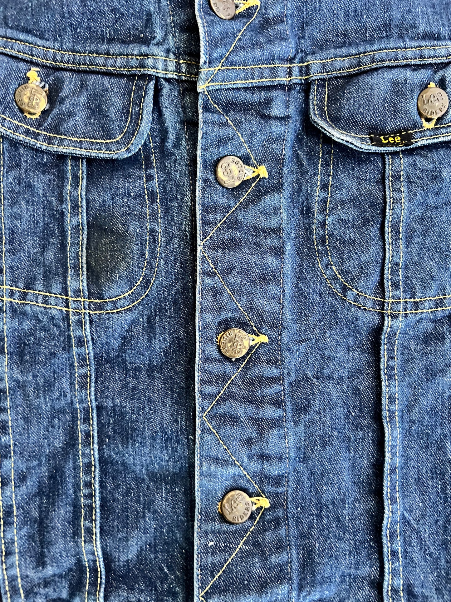 Medium 60s Lee 101-j Denim Vest