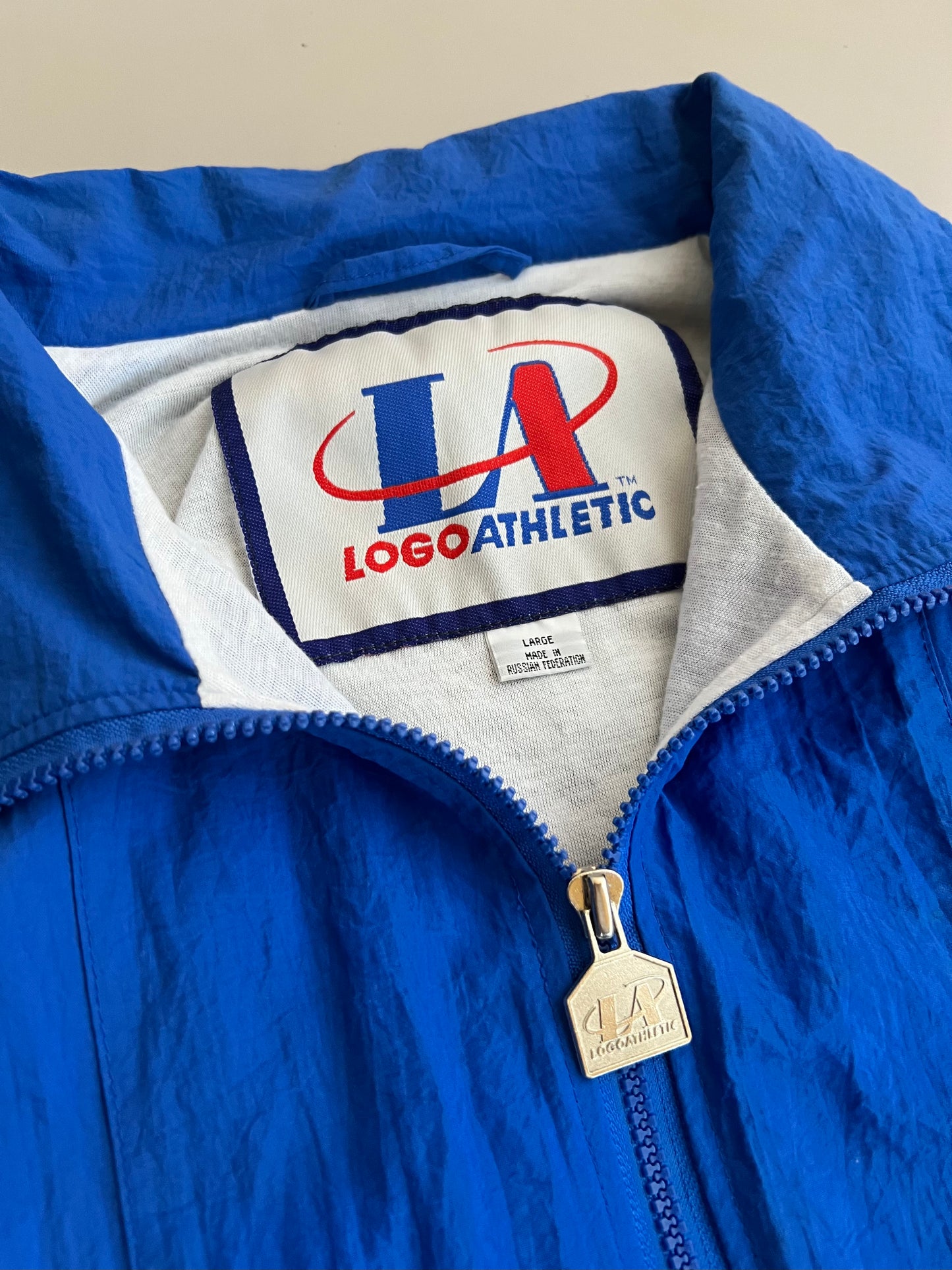Large 1996 Atlanta Olympics Logo Athletic Jacket