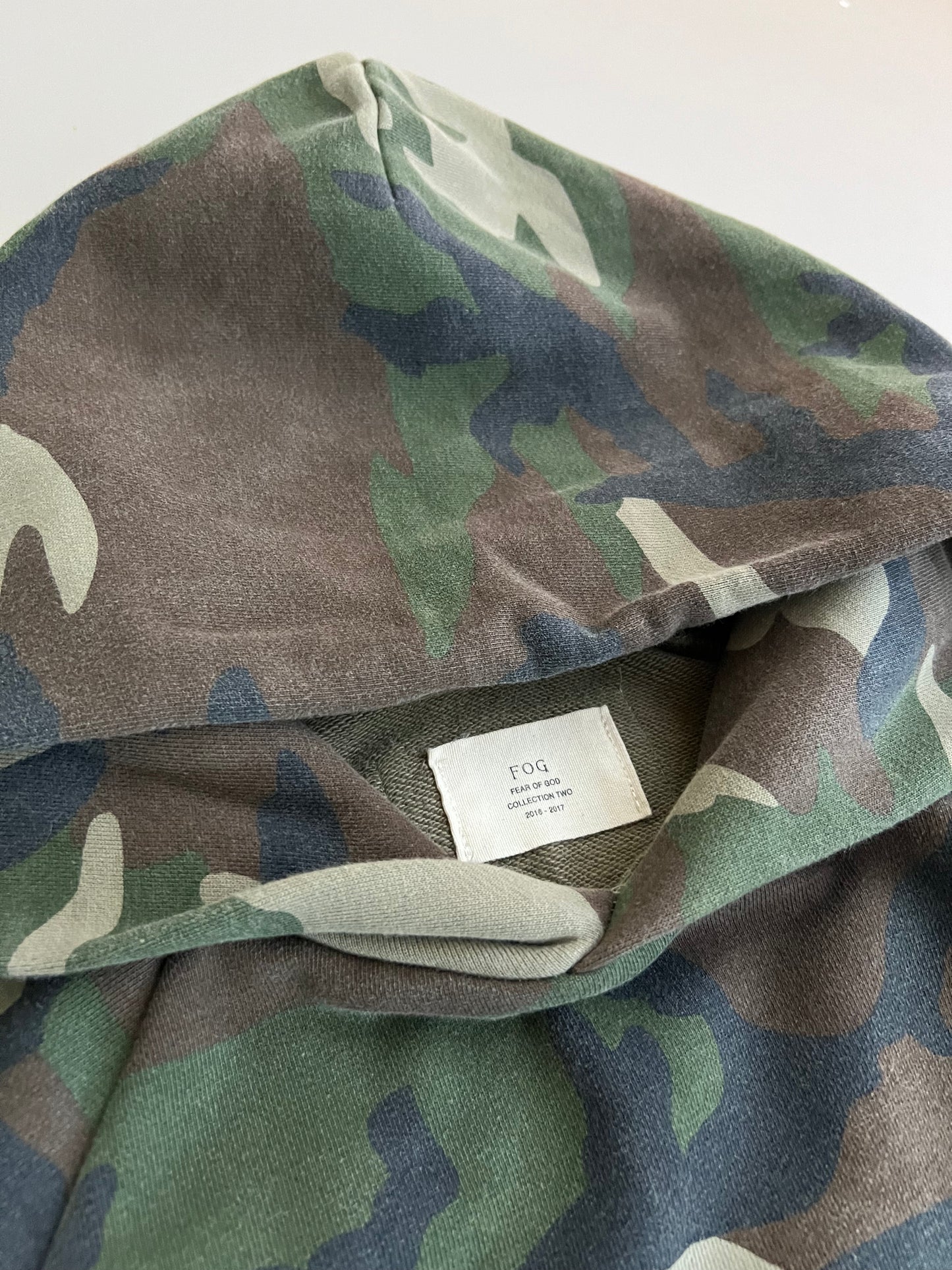 Large Fear Of God Duck Camo Sweatshirt