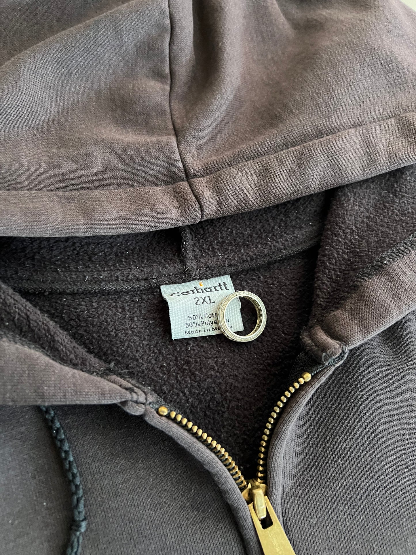 XXL Black Carhartt Zip Hoodie