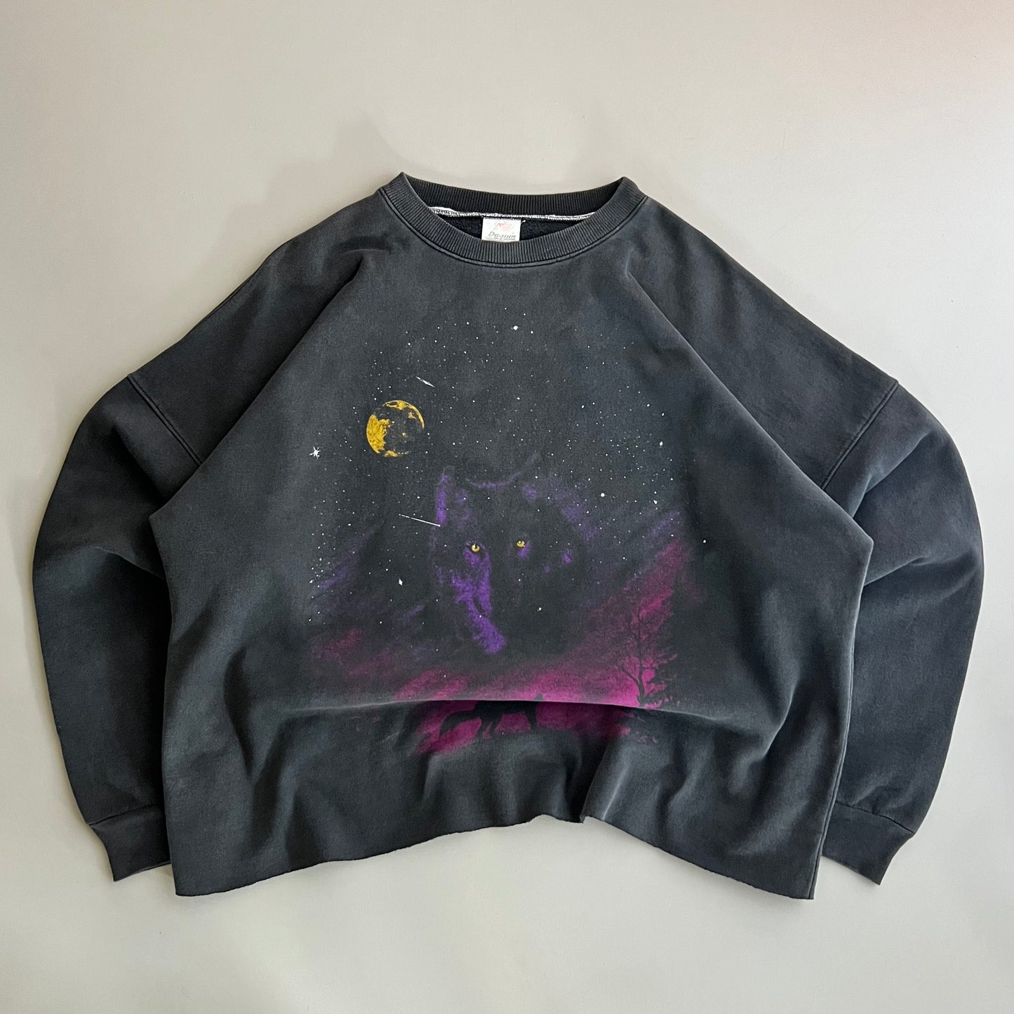 XL 90s Wolf Space Sweatshirt