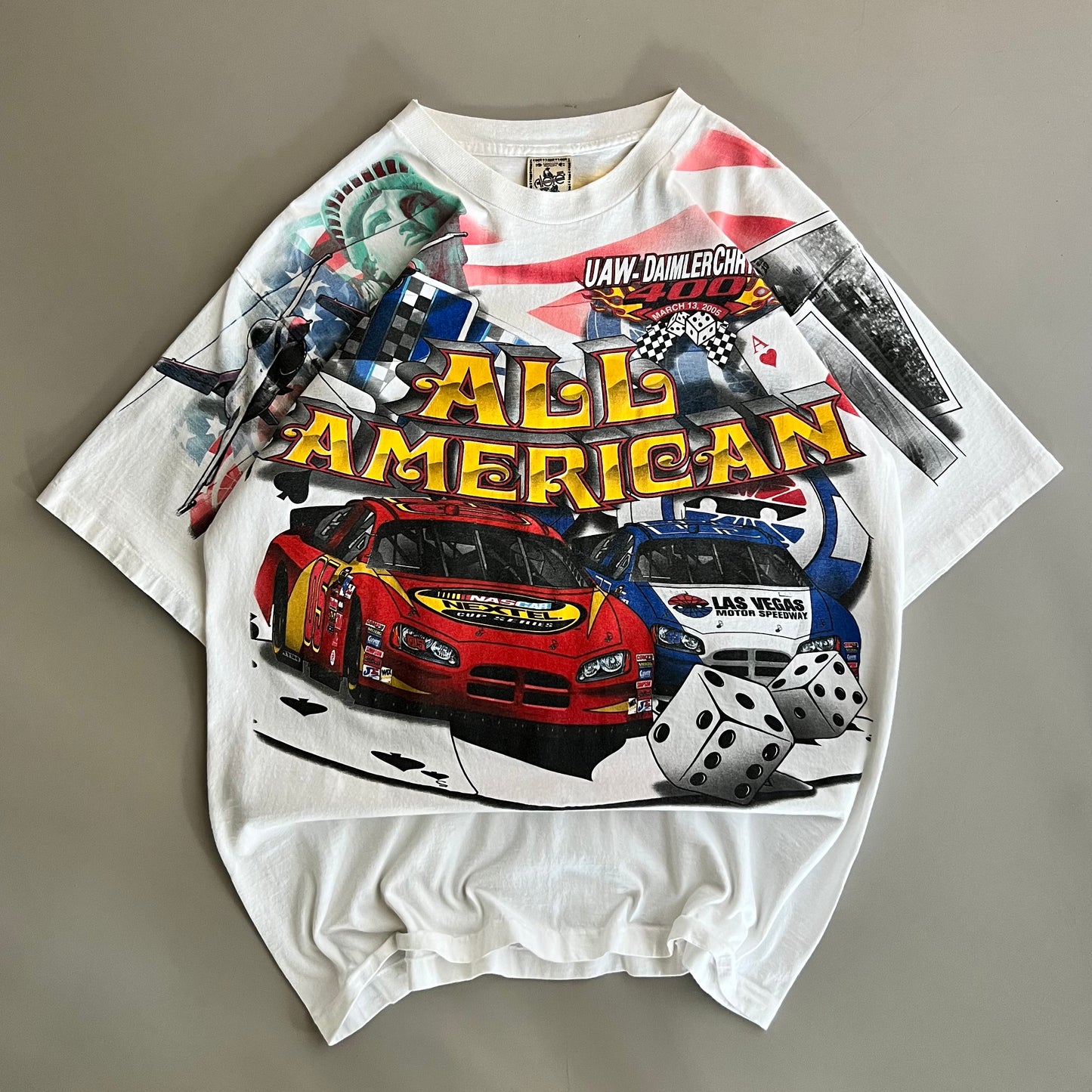 XL 2005 Las Vegas Motor Speedway AOP T-shirt