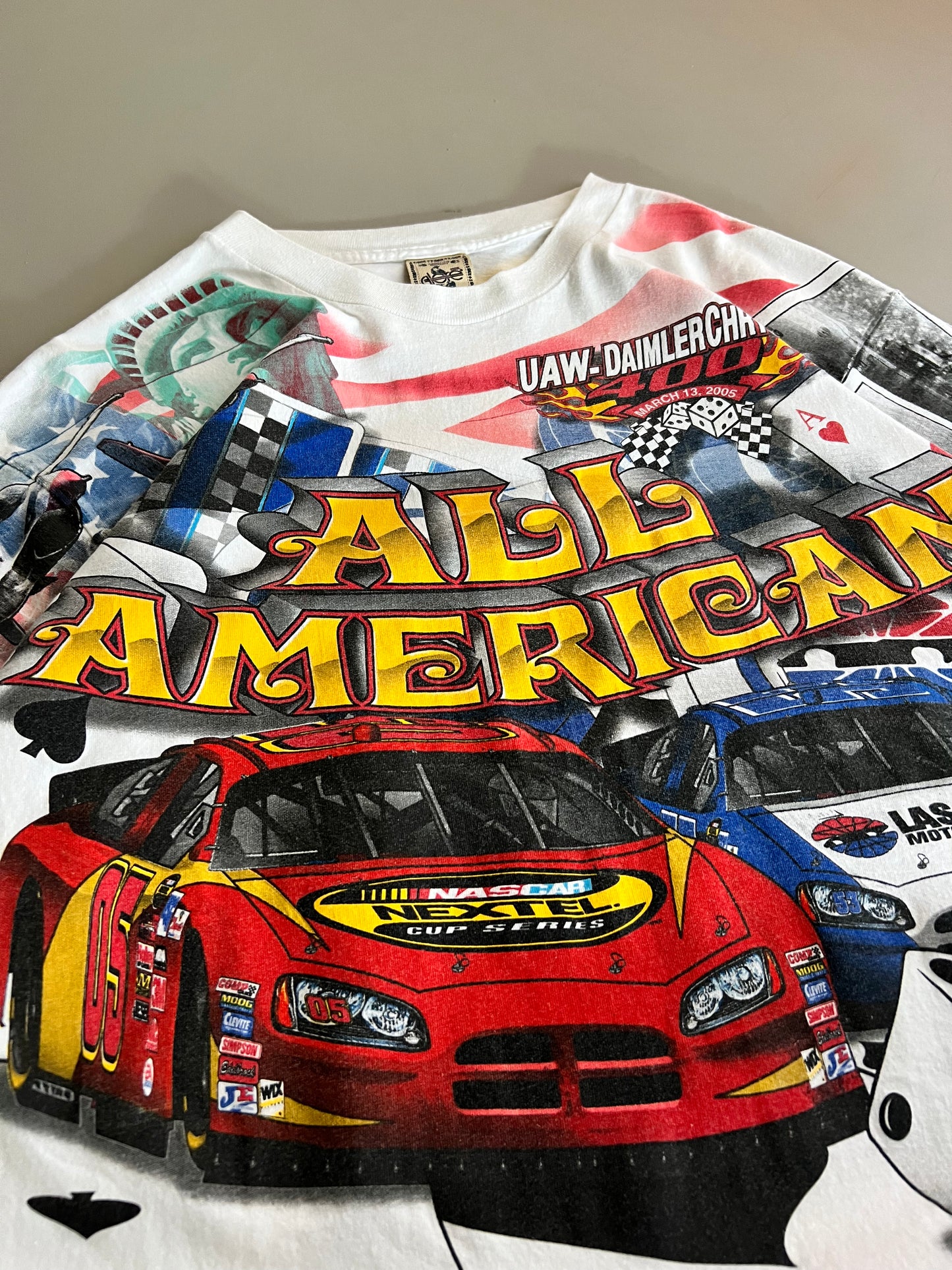 XL 2005 Las Vegas Motor Speedway AOP T-shirt