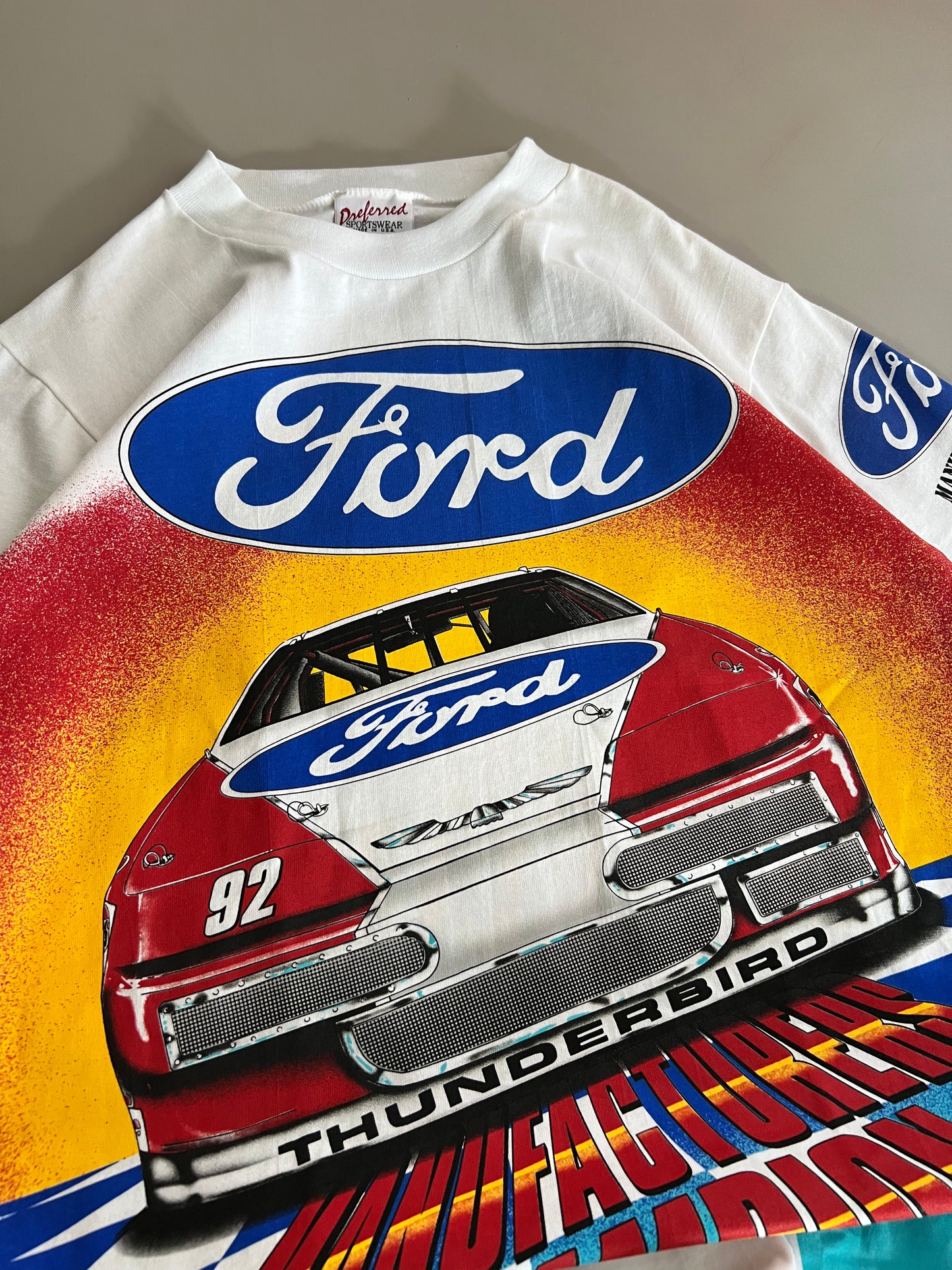 Large 1993 Ford Manufacturer AOP T-shirt