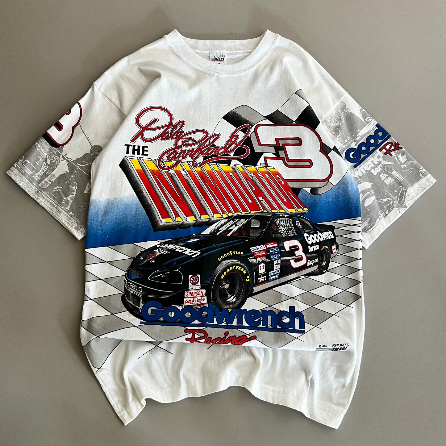 Medium 1995 Dale Earnhardt Intimidator AOP T-shirt