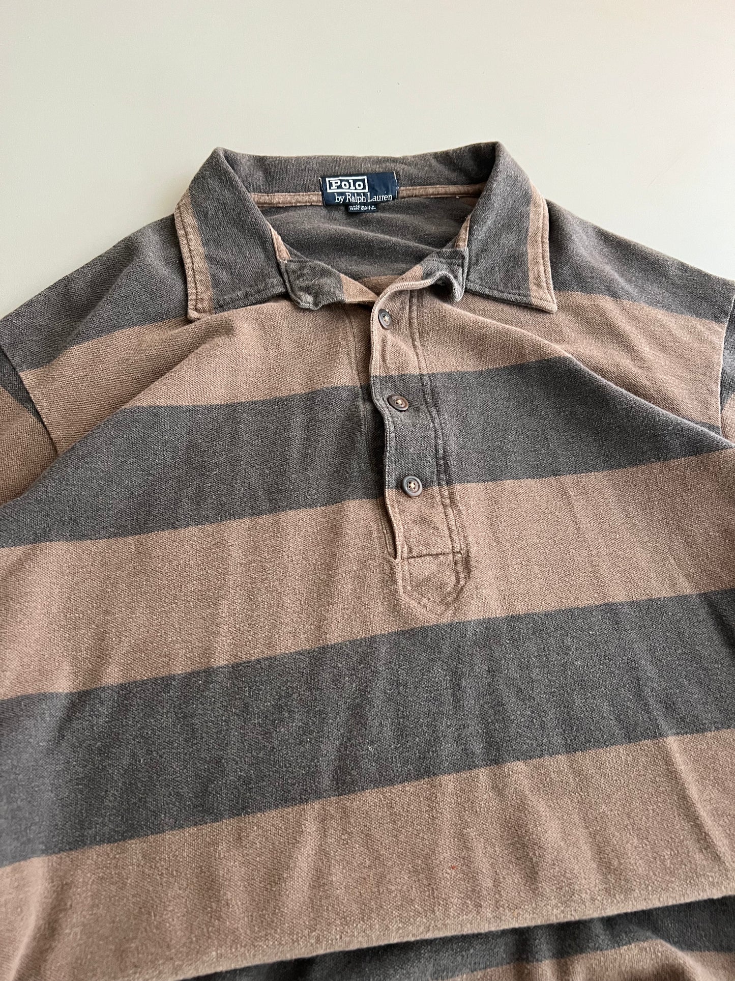 Large 90s Polo Ralph Lauren Long Sleeve Collared Shirt
